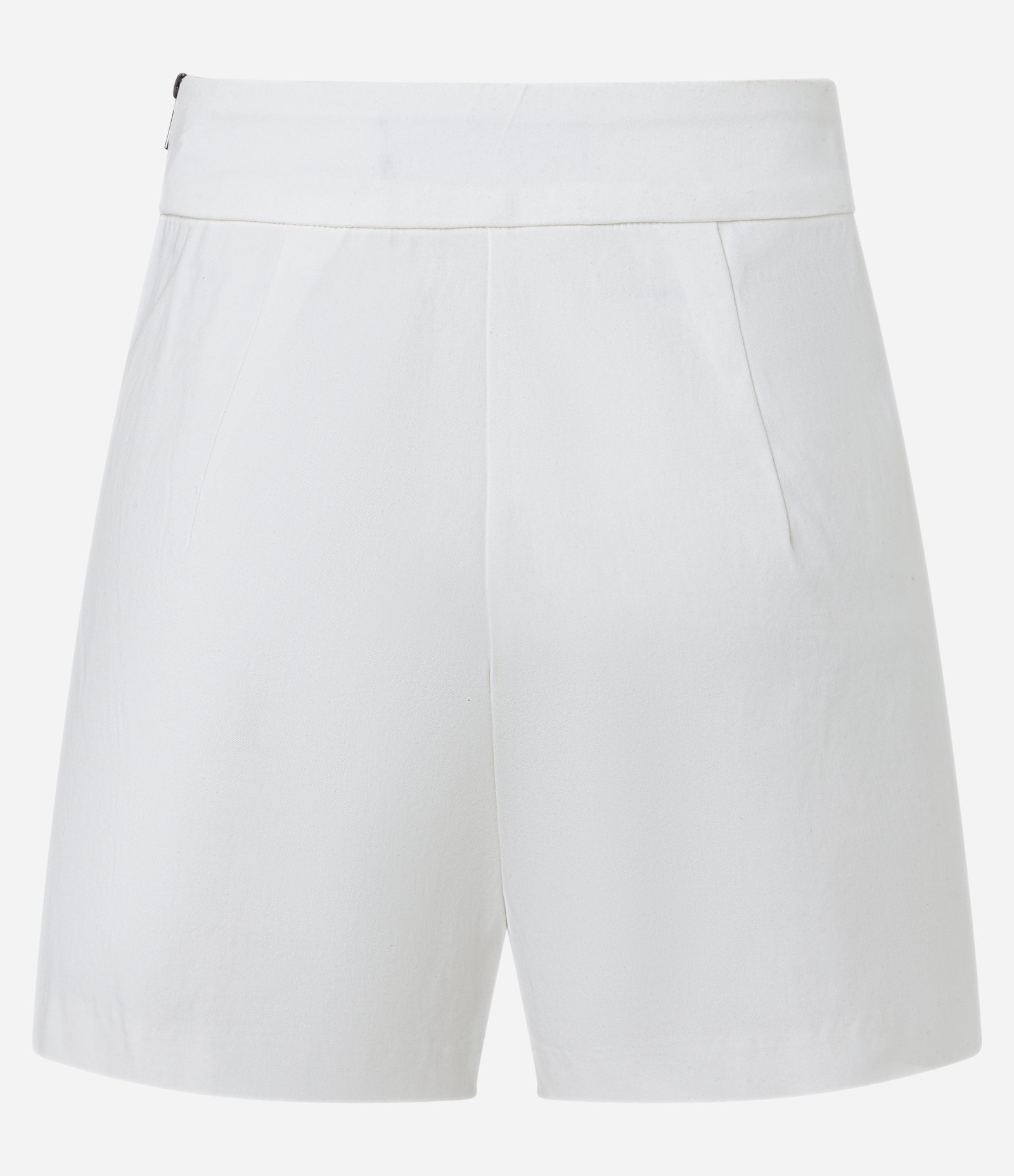 Short Curto em Bengaline com Cintura Alta e Frisos Frontais 6