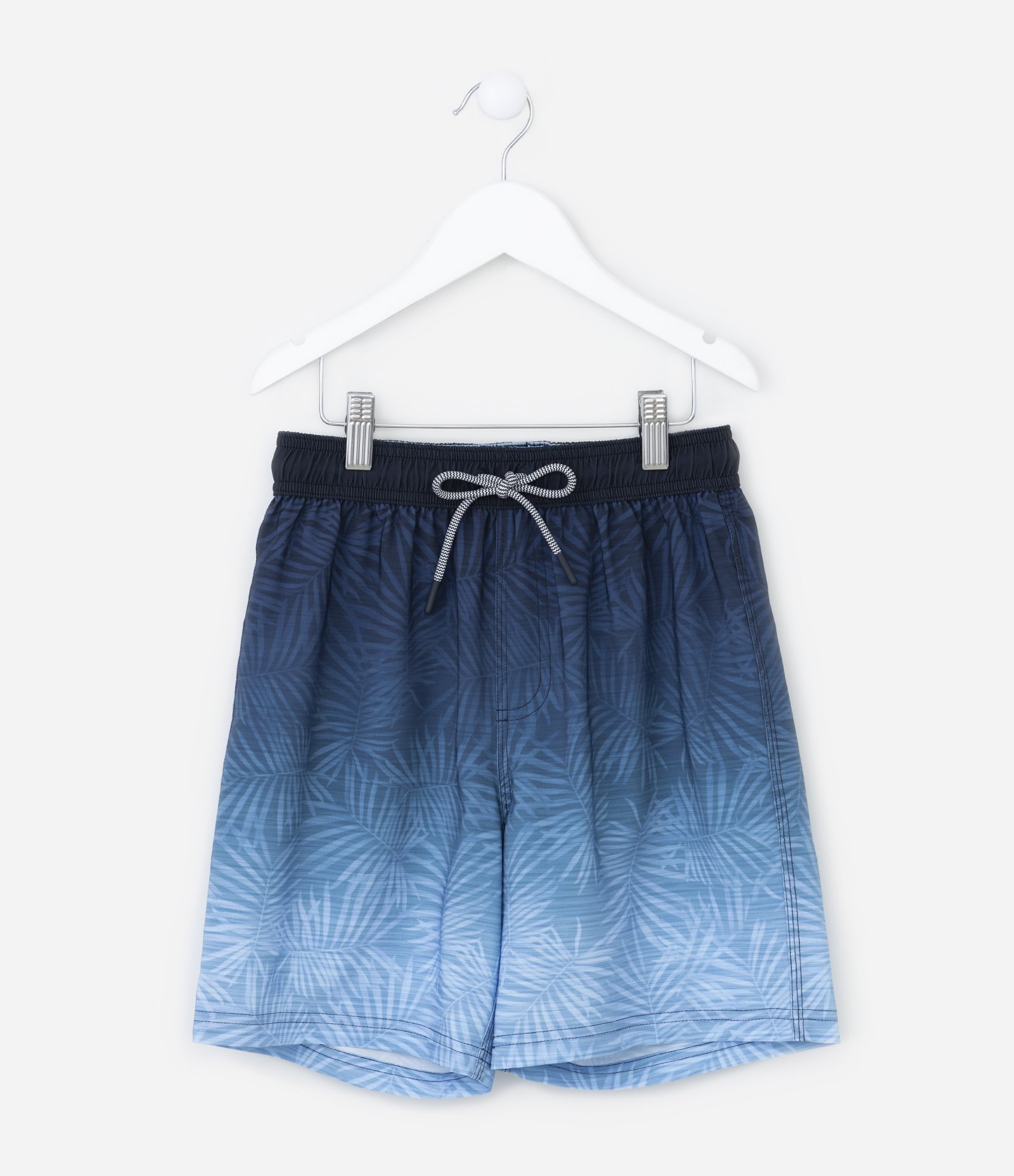 Bermuda Infantil com Estampa Degradê - Tam 5 a 14 Anos Azul 1