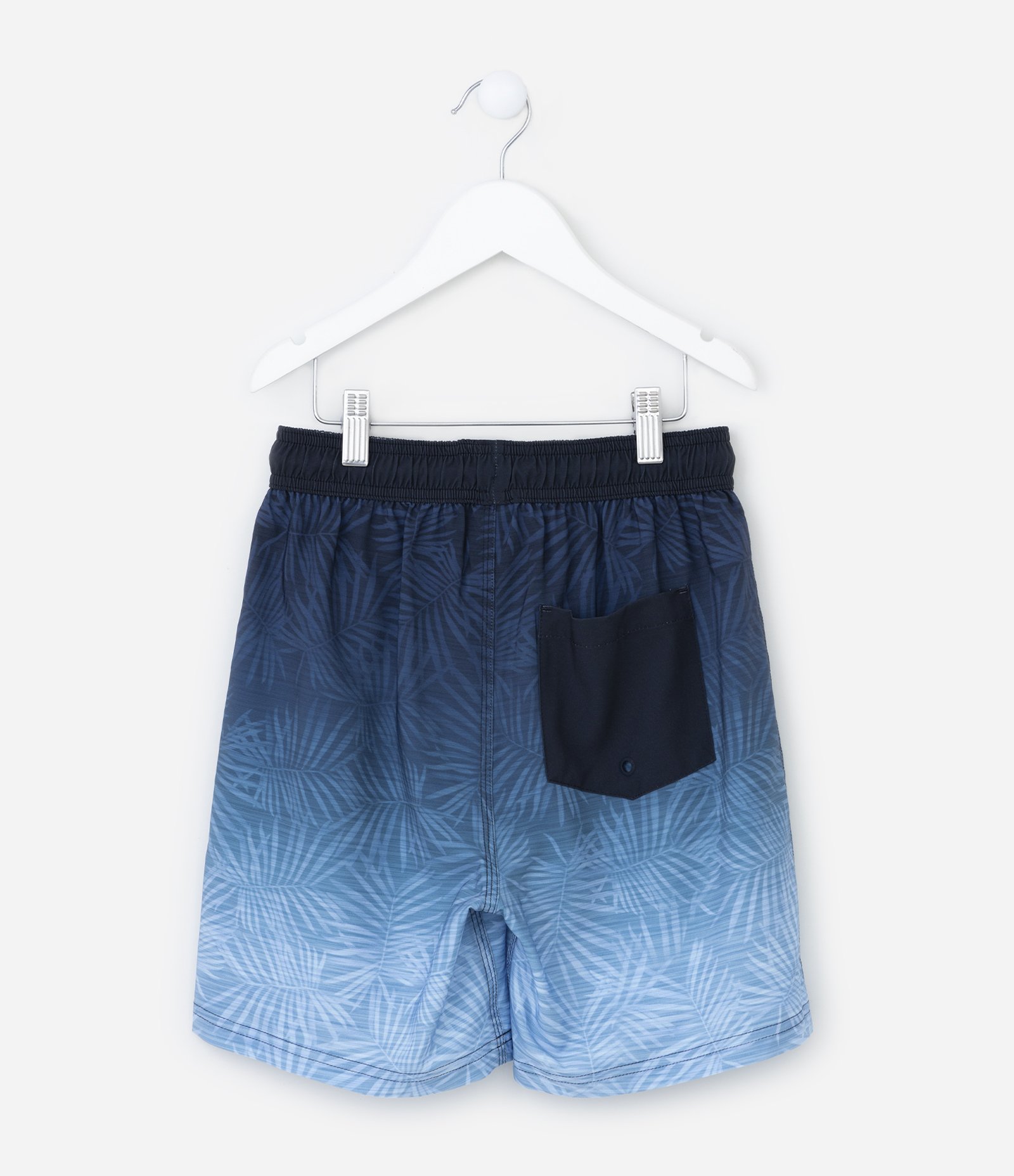 Bermuda Infantil com Estampa Degradê - Tam 5 a 14 Anos Azul 2