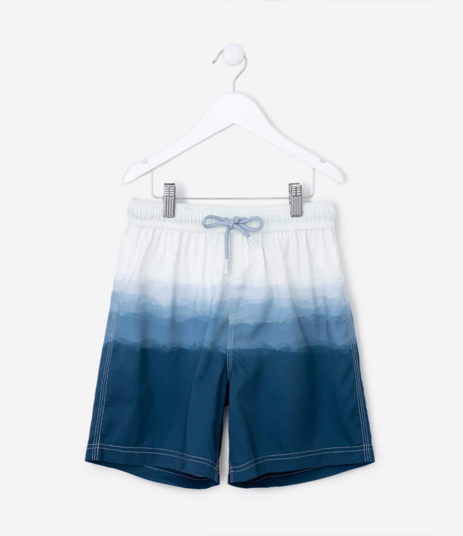 Bermuda Infantil com Estampa Degradê - Tam 5 a 14 Anos Azul 1