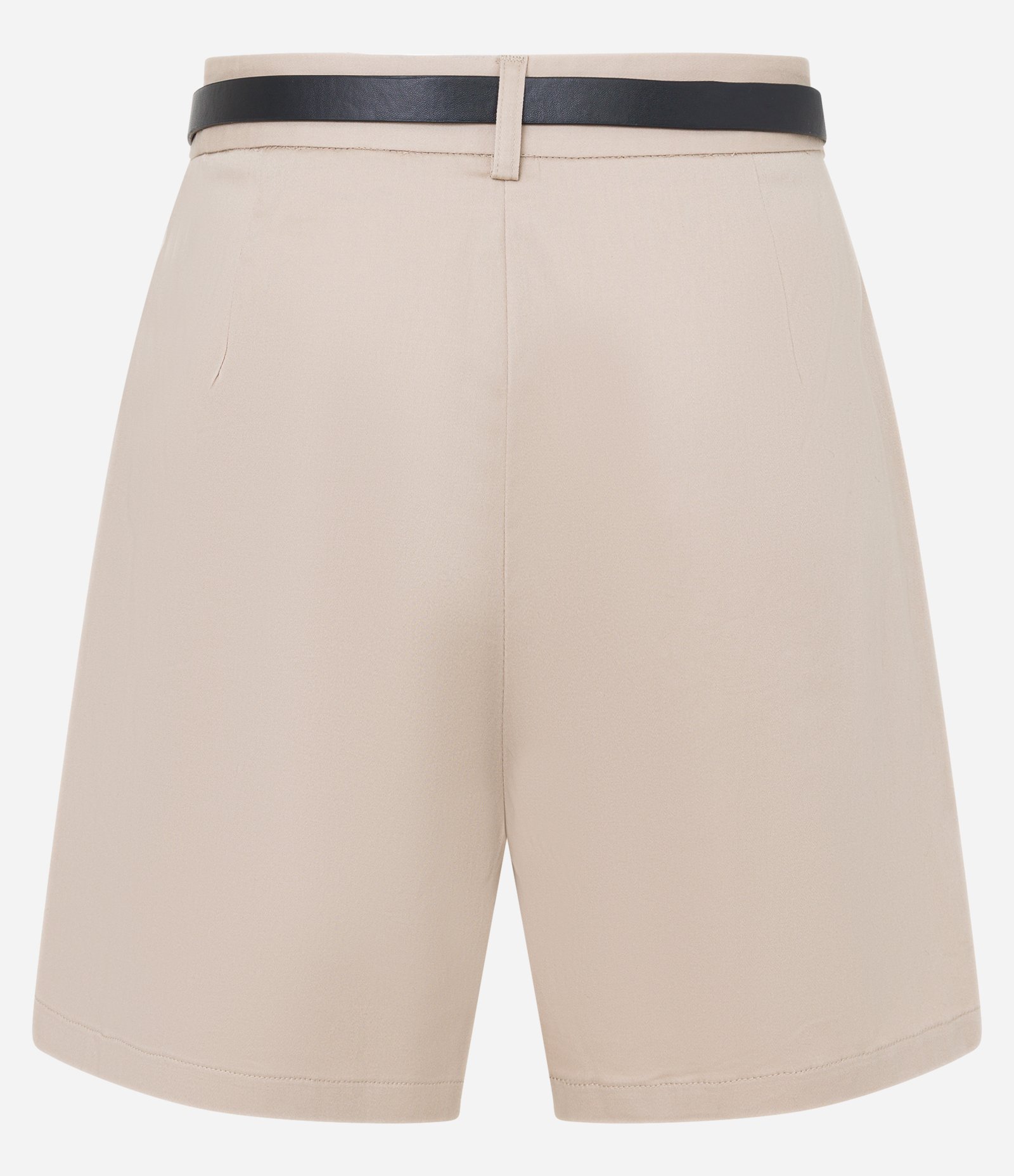 Short em Alfaiataria com Cinto de PU e Fivela de Metal 6