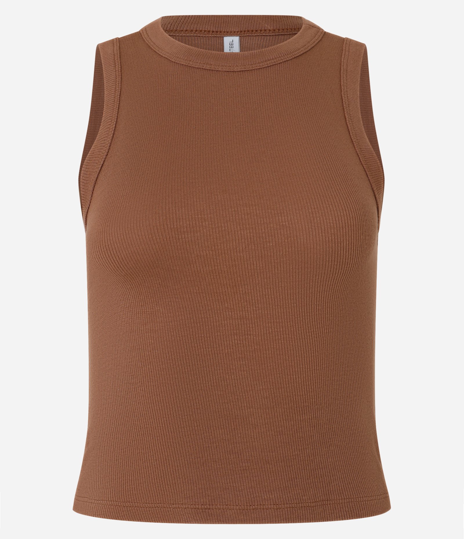 Regata Cropped Básica em Ribana Canelada 5