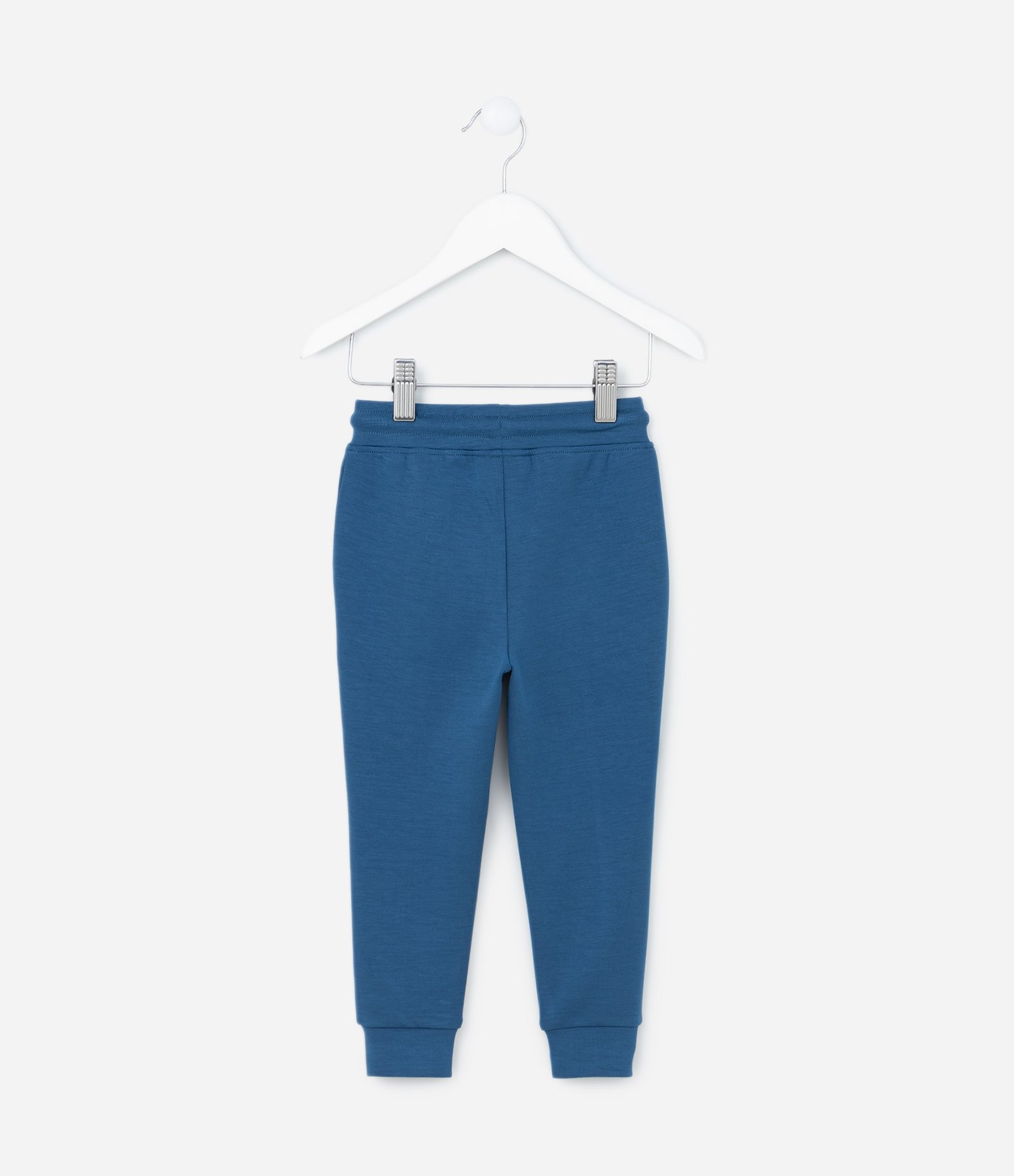 Calça Infantil em Modal com Recortes e Bolsos - Tam 1 a 6 Anos Azul 2
