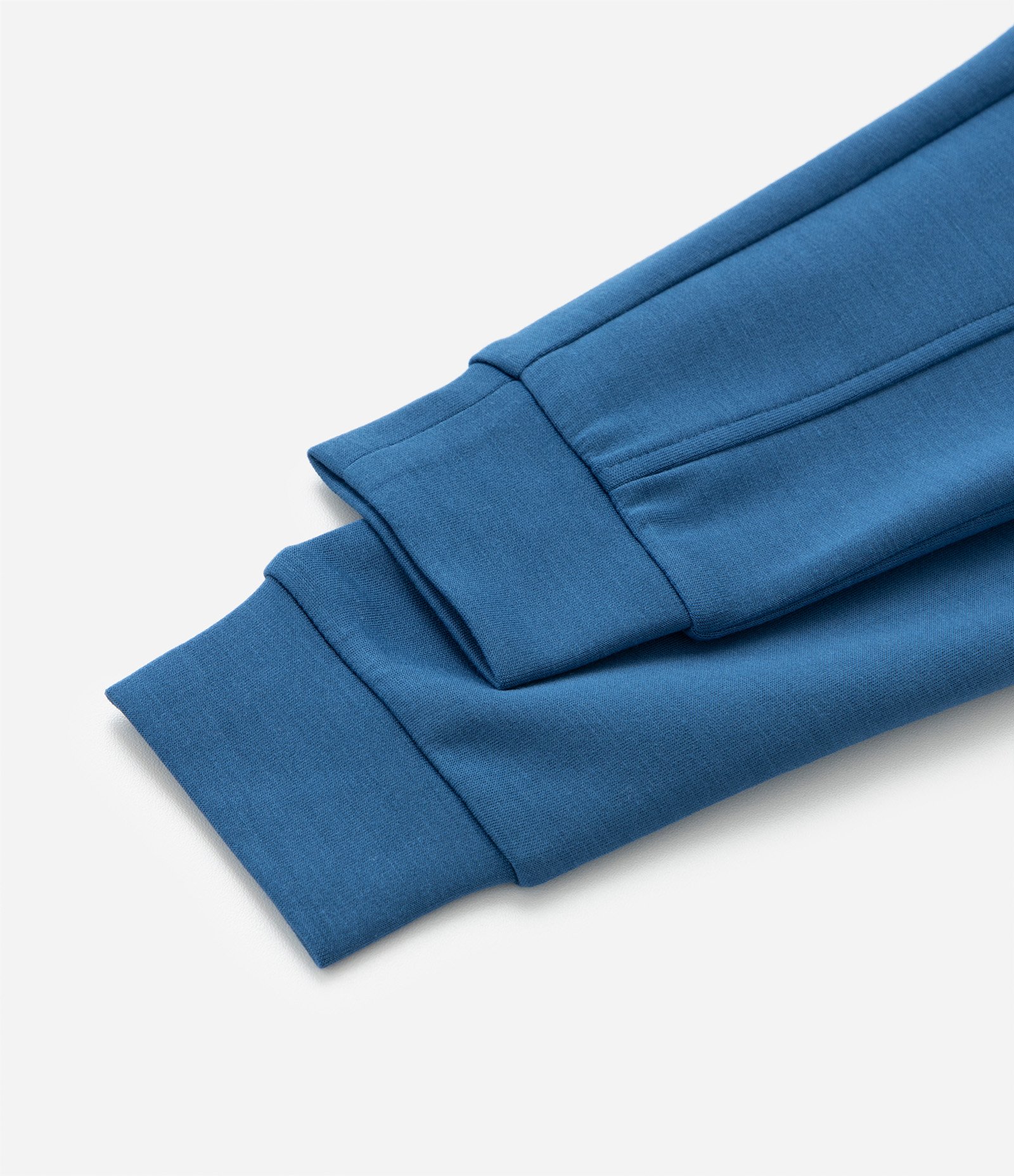 Calça Infantil em Modal com Recortes e Bolsos - Tam 1 a 6 Anos Azul 4