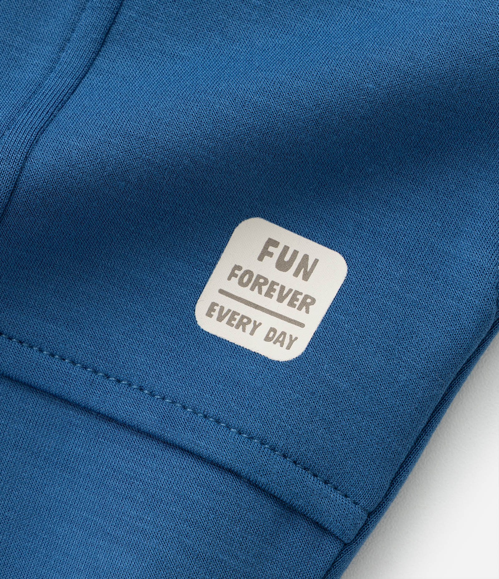 Calça Infantil em Modal com Recortes e Bolsos - Tam 1 a 6 Anos Azul 6