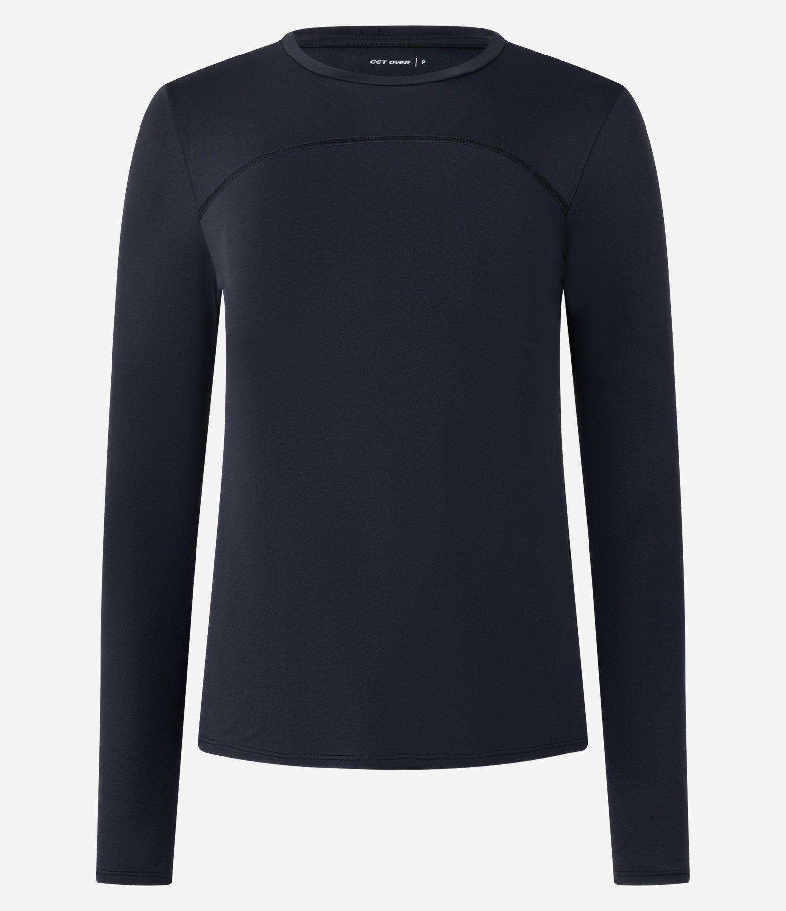 Camiseta Esportiva em Poliamida com Proteção UV Preto 6