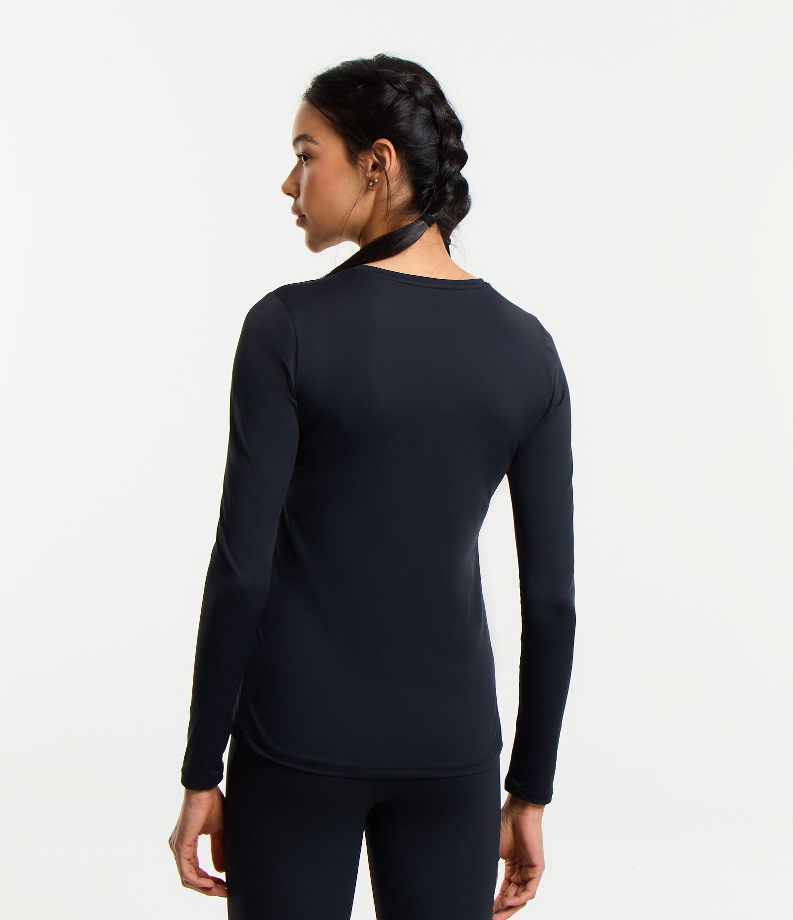 Camiseta Esportiva em Poliamida com Proteção UV Preto 3