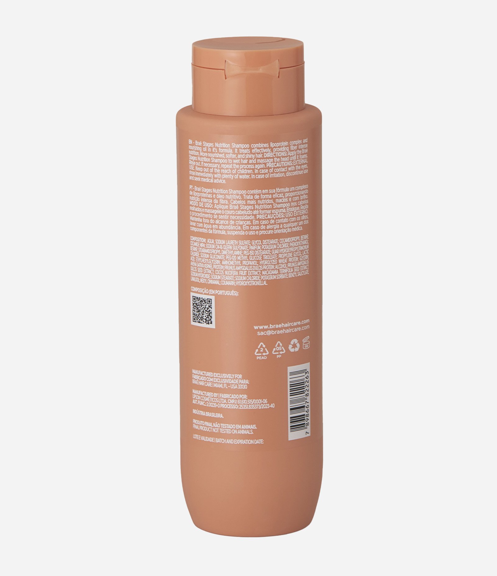 Shampoo Nutrição Braé Stages 250ml 2
