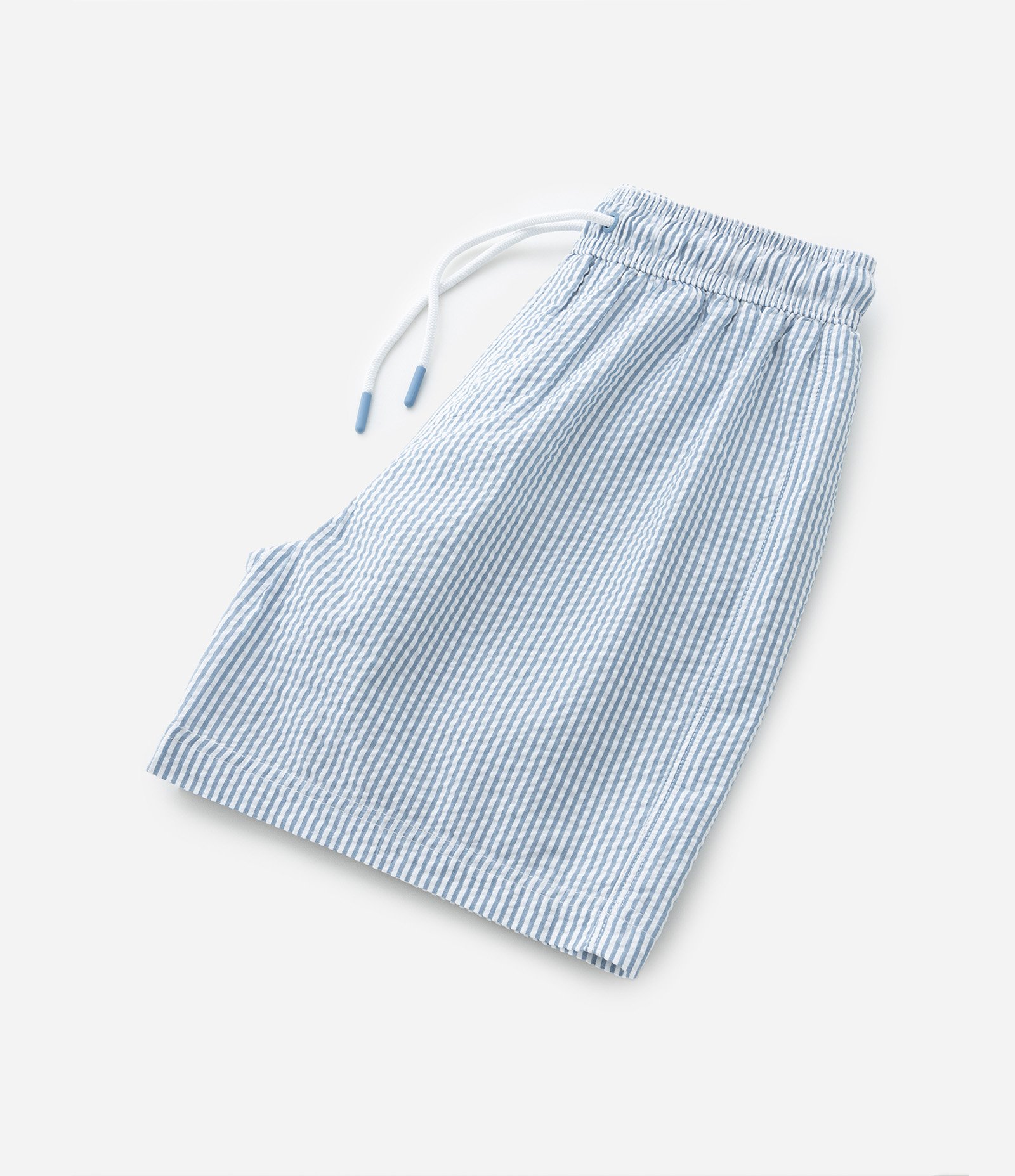 Bermuda Infantil Texturizada com Estampa Listrada - Tam 5 a 14 anos Azul 5