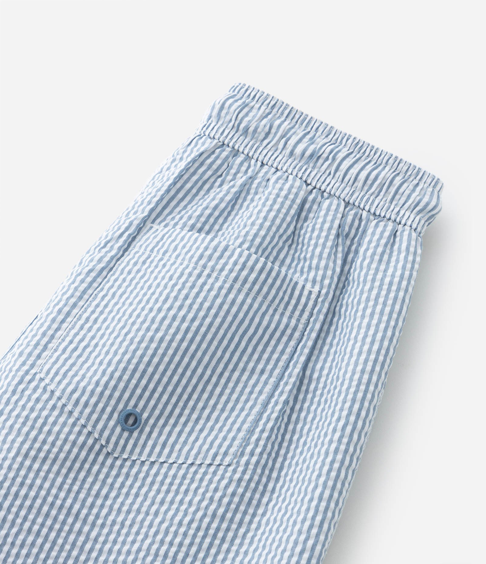 Bermuda Infantil Texturizada com Estampa Listrada - Tam 5 a 14 anos Azul 6