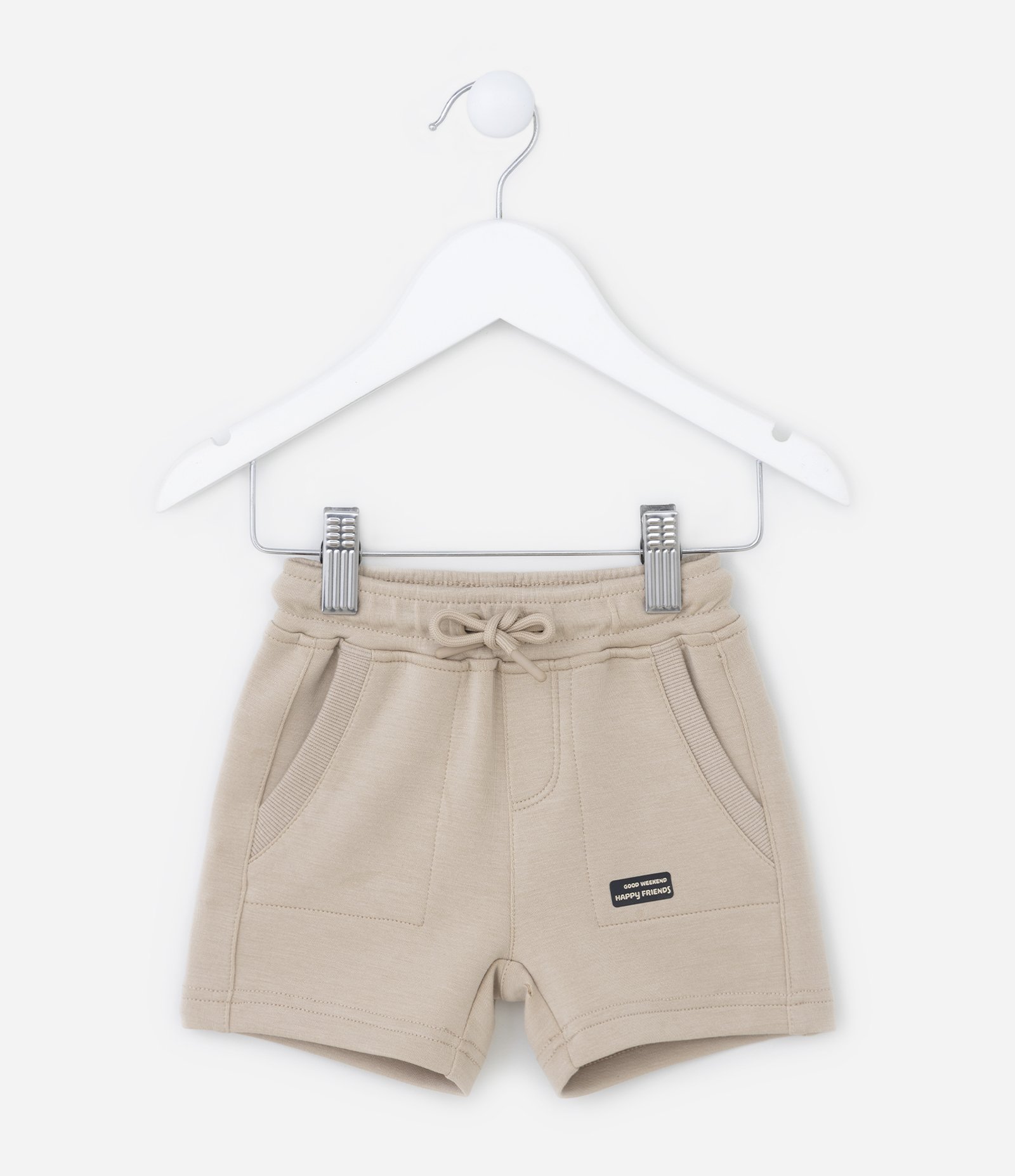 Bermuda Infantil em Modal com Bolsinhos - Tam 0 a 18 meses 1