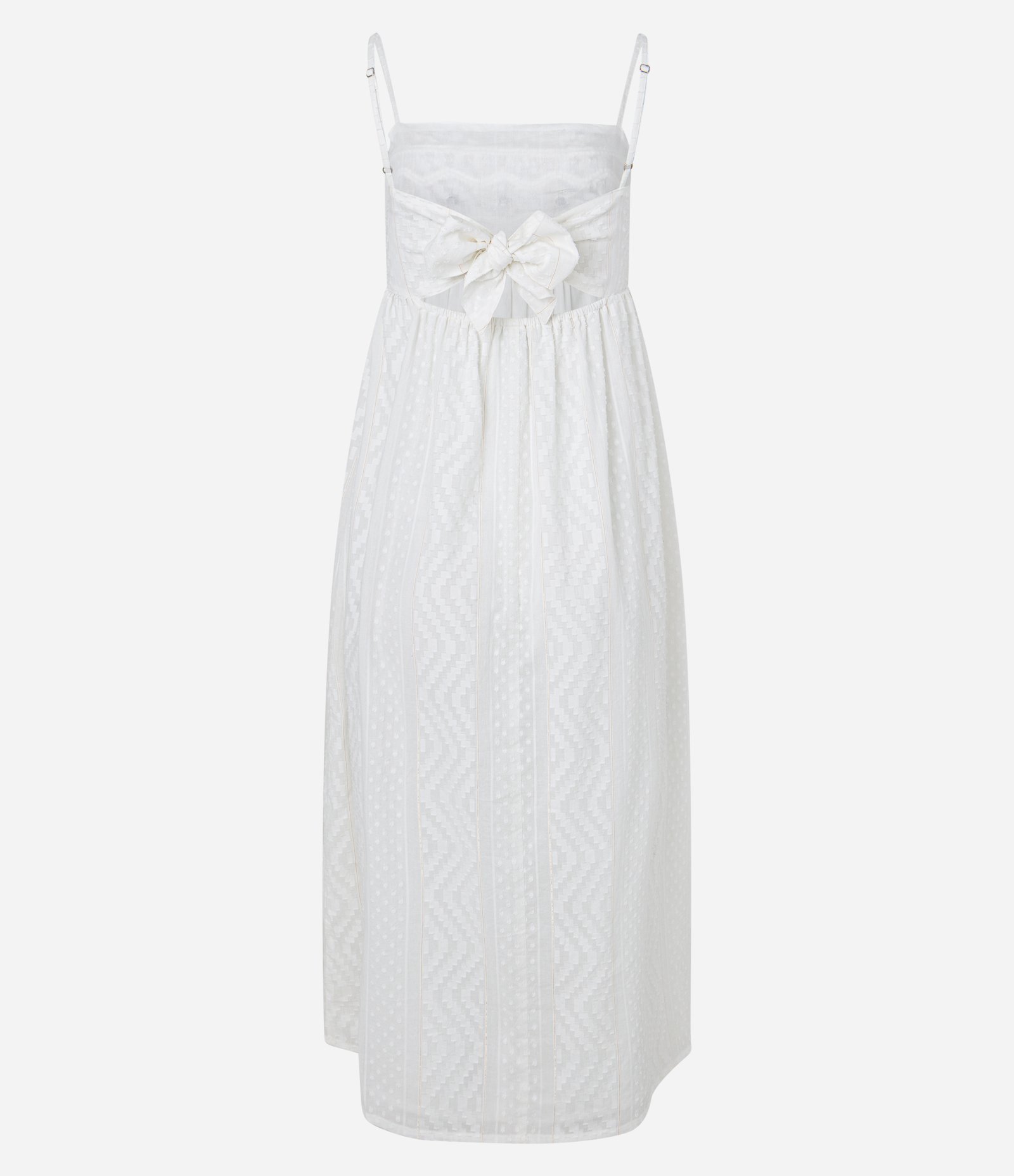 Vestido New Midi com Conchas Bordadas Branco 8