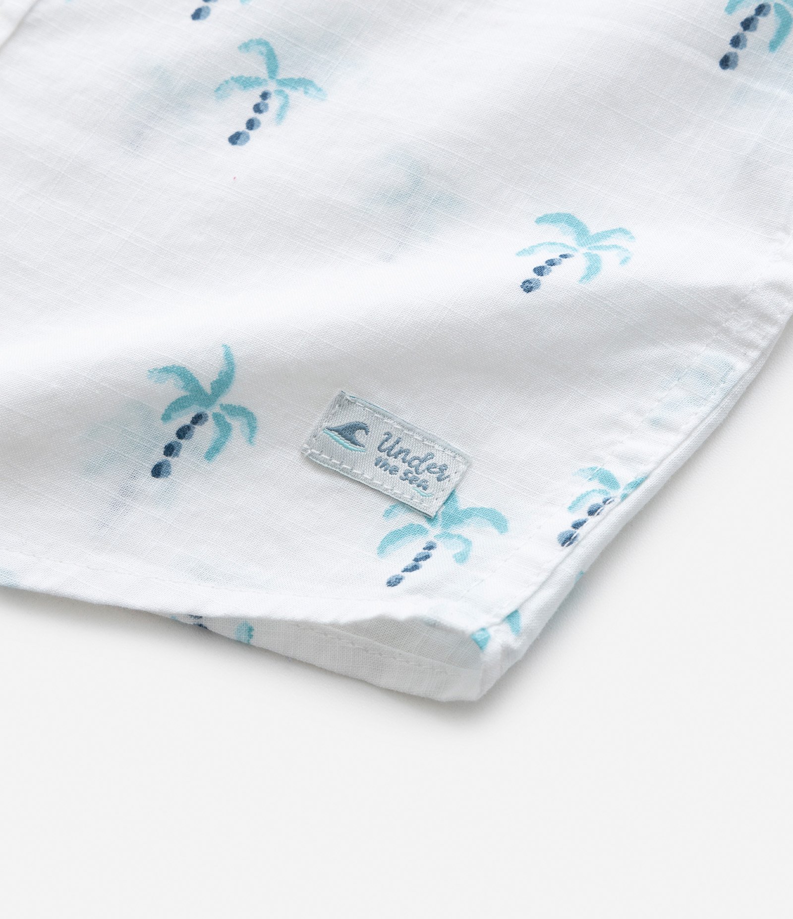 Camisa Infantil com Estampa Coqueiros - Tam 1 a 5 Anos Branco Neve 4