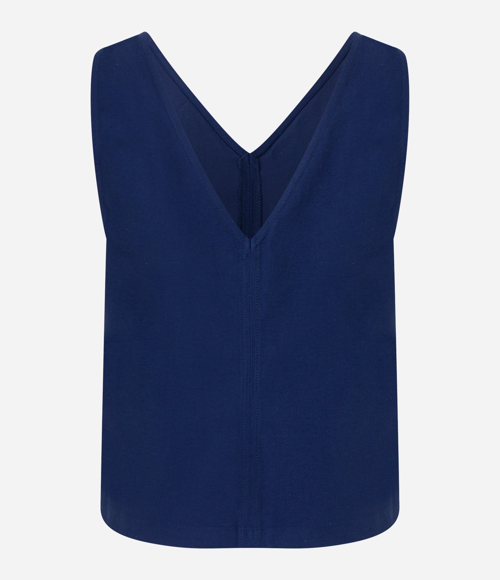 Blusa em Viscose com Decote V e Efeito Sarjado 6