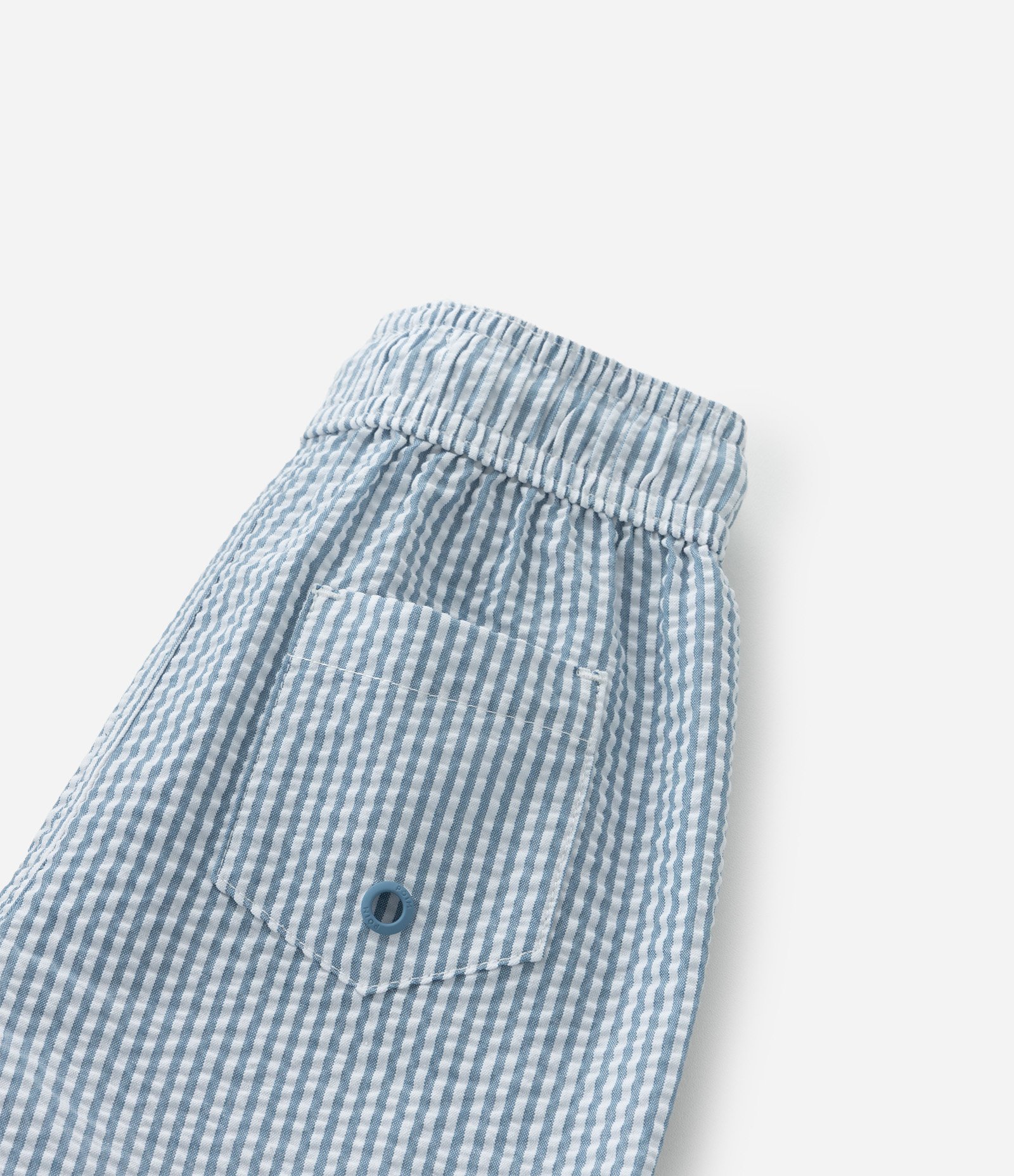 Bermuda Infantil em Microfibra com Textura e Listrinhas - Tam 1 a 5 Anos Azul 5