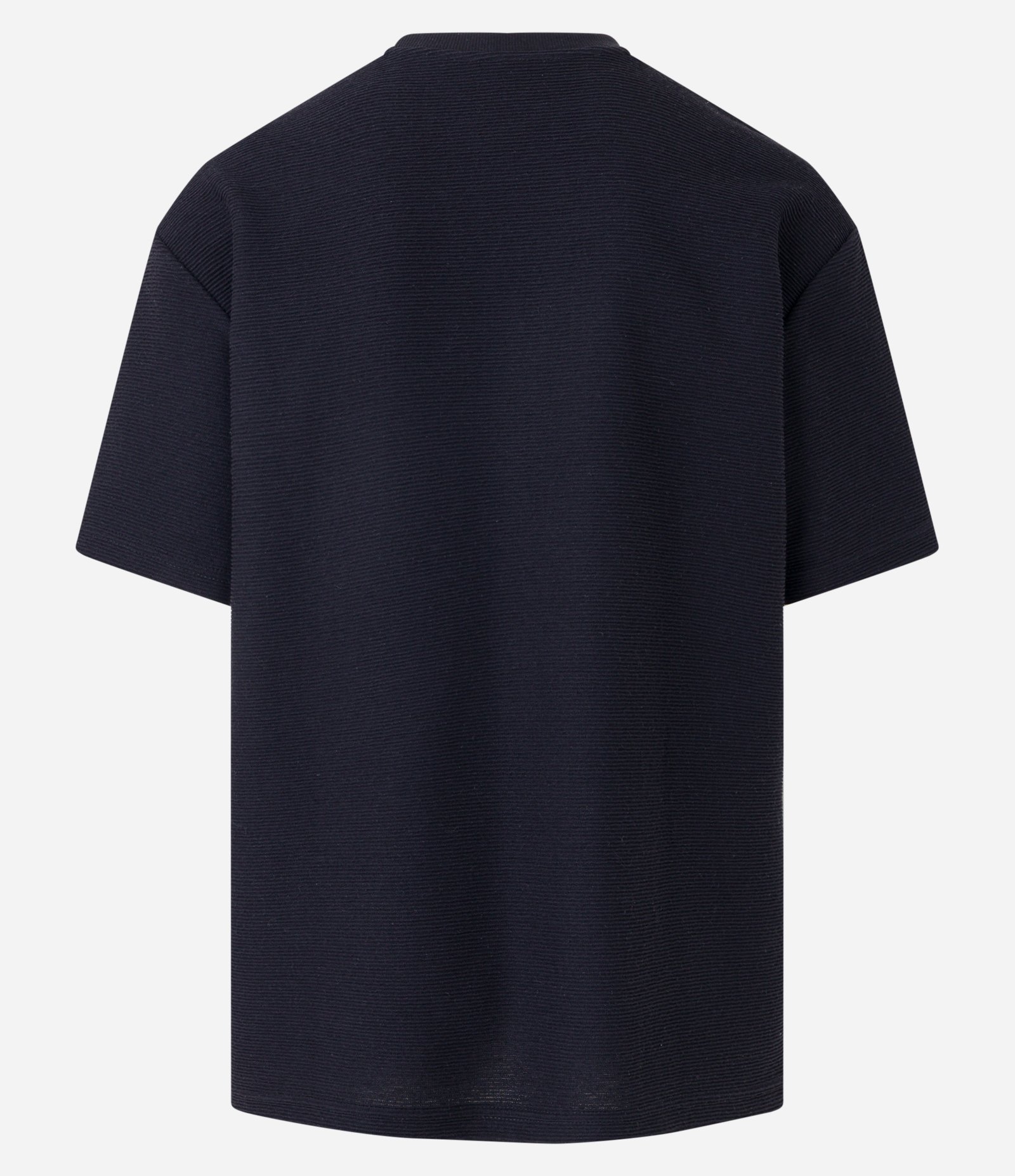 Camiseta Relaxed em Algodão com Leve Textura Preto 7