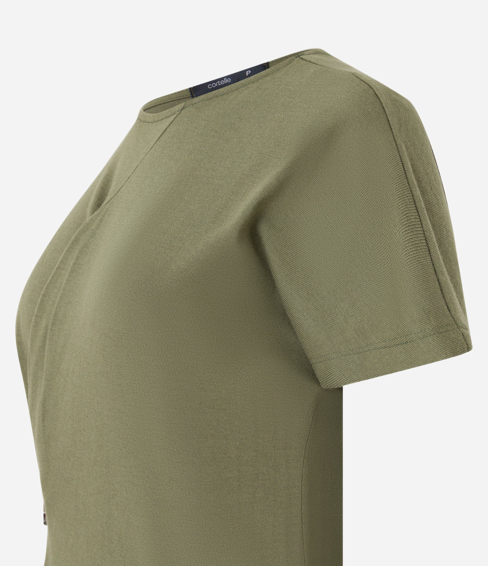 Blusa Manga Curta em Malhão com Botões e Franzido Lateral 6