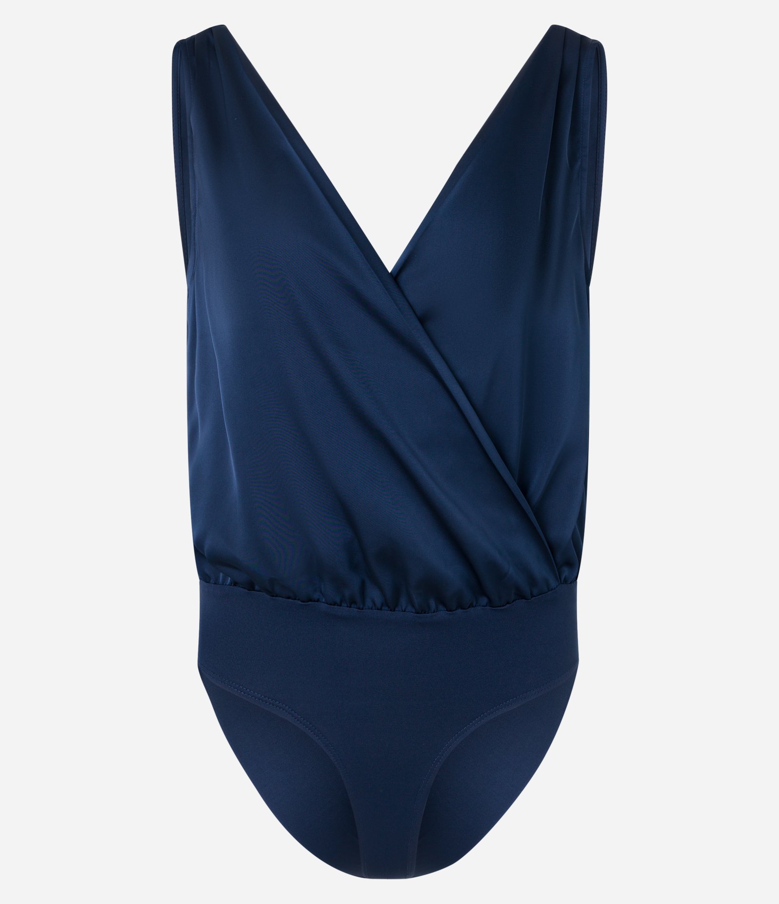 Body Sem Manga em Tecido Acetinado com Transpasse 7