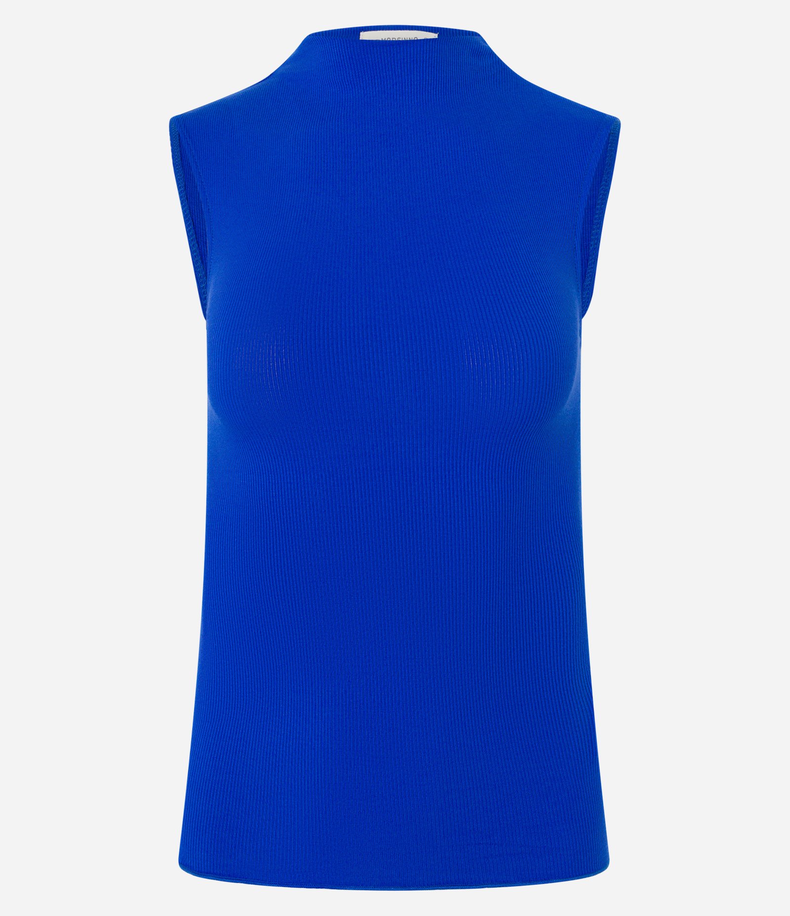 Blusa Sem Manga em Viscose com Gola Alta e Textura Canelada 5