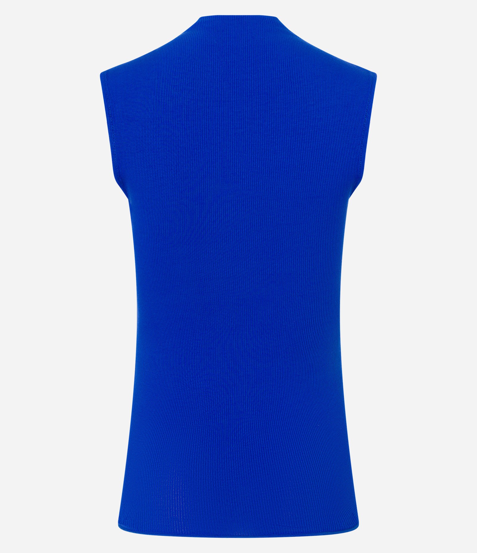 Blusa Sem Manga em Viscose com Gola Alta e Textura Canelada 7