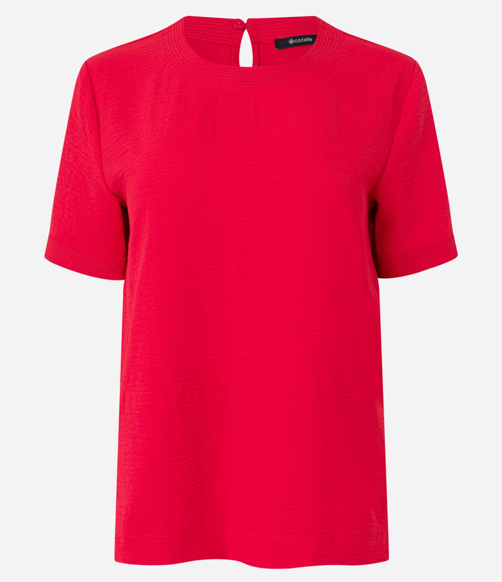 Blusa com Abertura nas Costas e Detalhes Pespontados 7