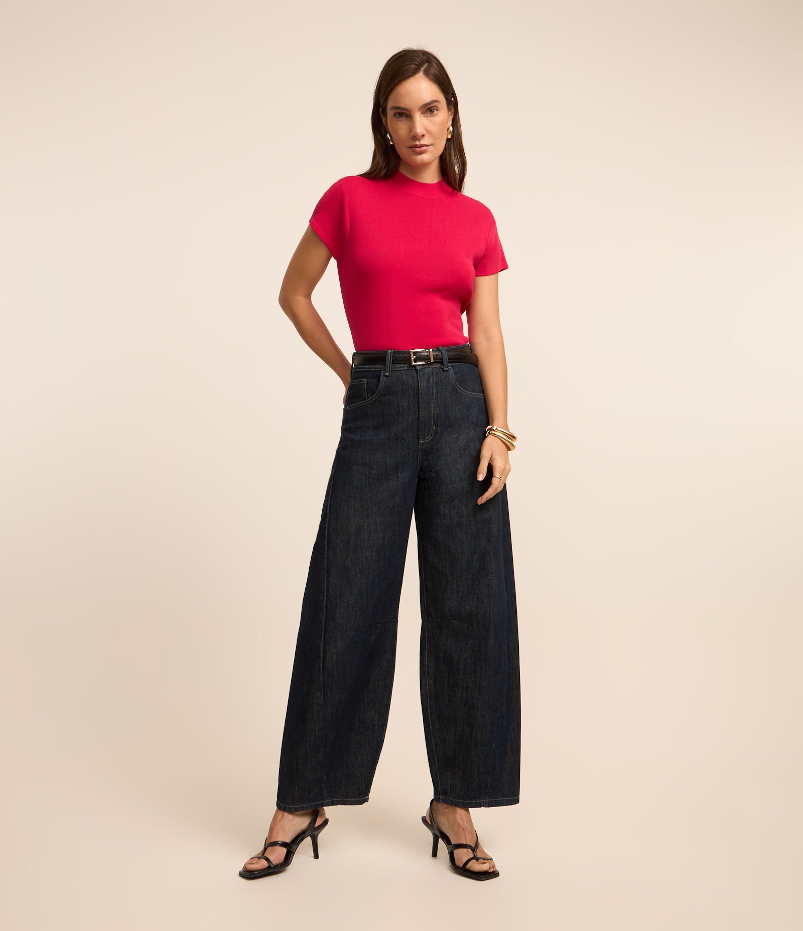 Blusa Canelada em Ribana com Gola Altinha 2