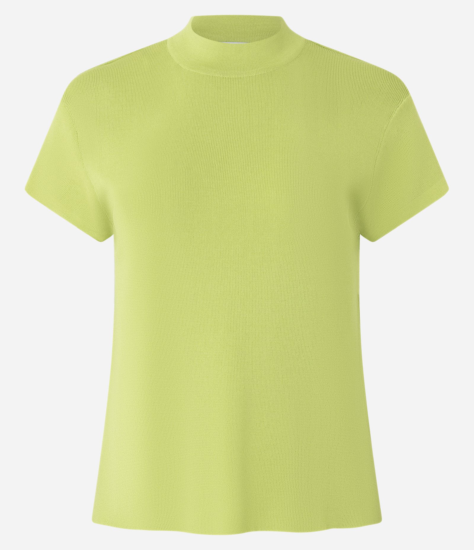 Blusa Canelada em Ribana com Gola Altinha Verde Claro 4
