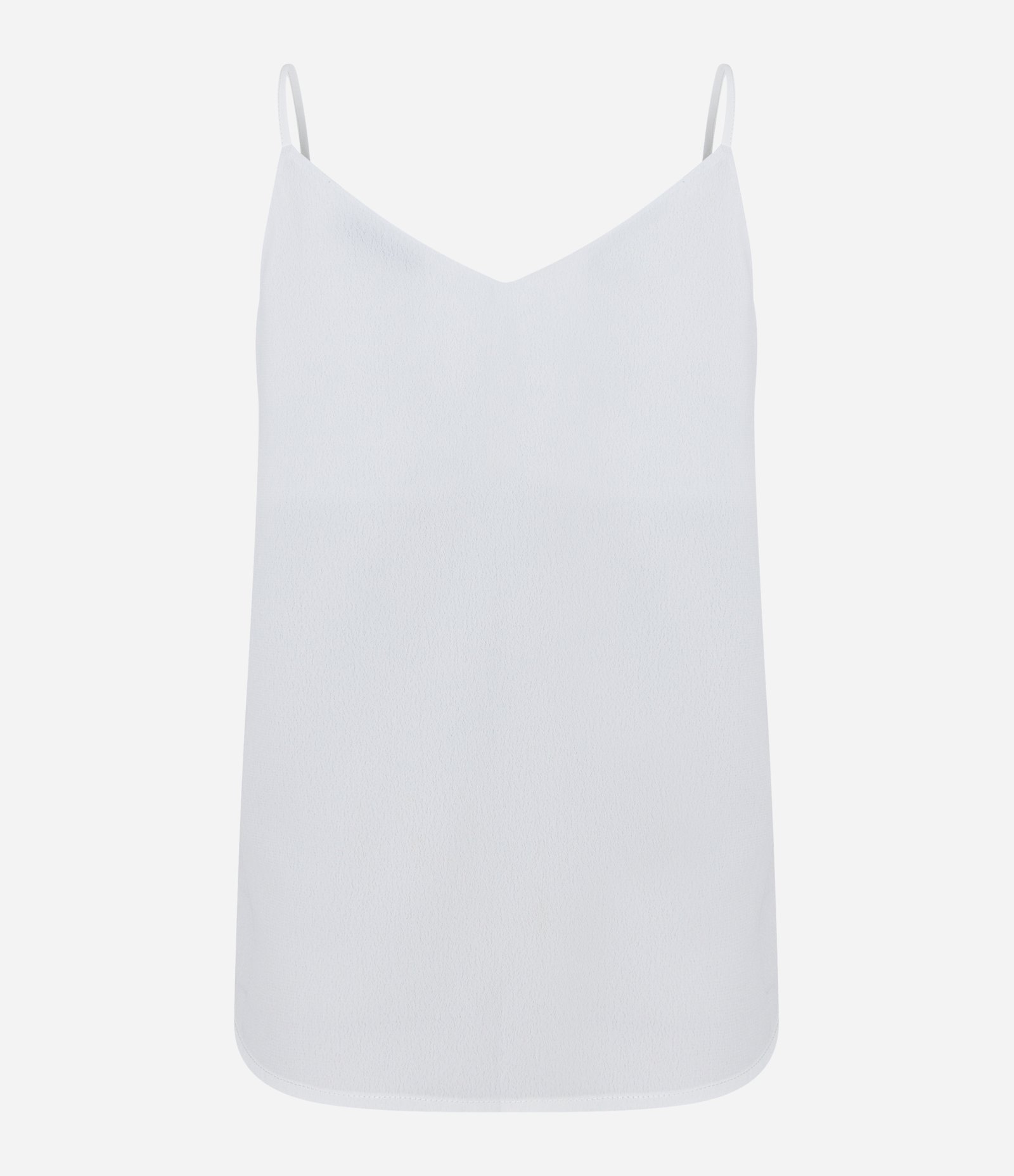 Blusa de Alça em Crepe com Decote V 2