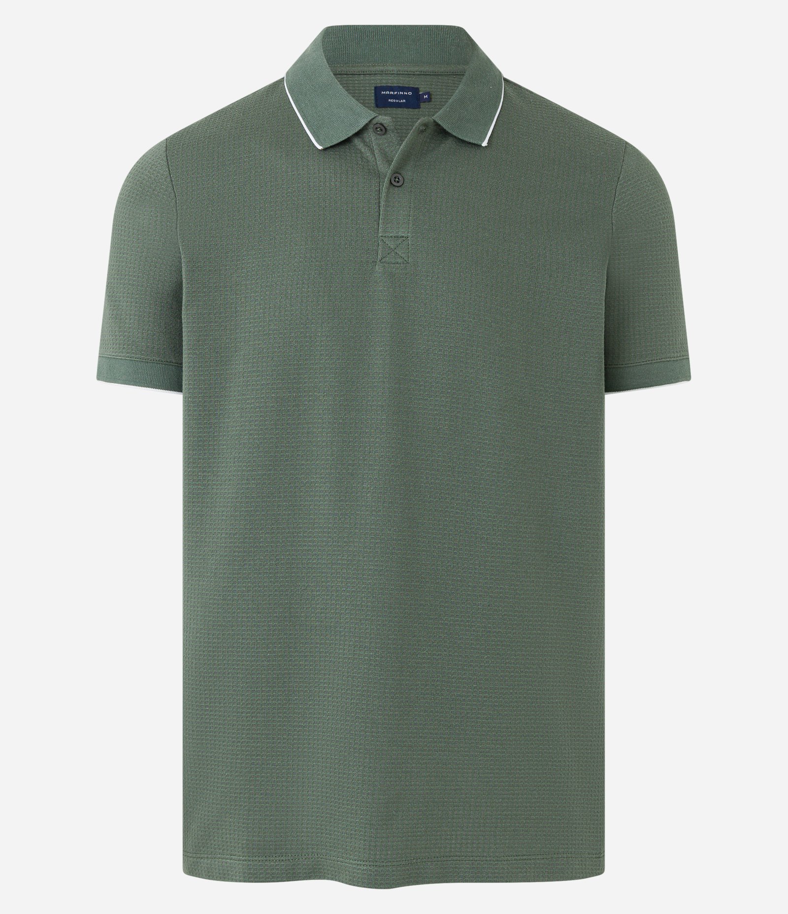 Polo em Algodão com Textura Waffle 6