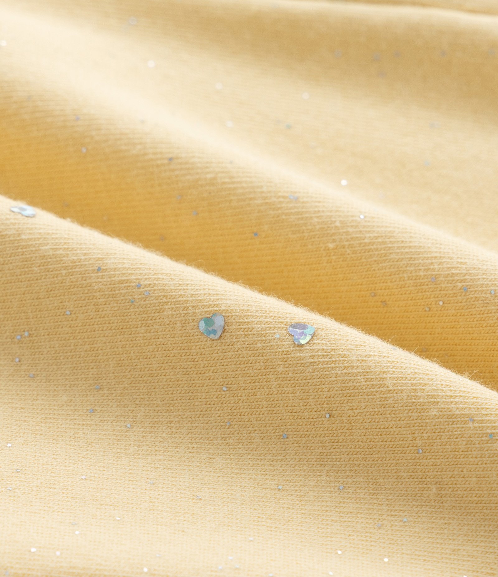 Calça Legging Infantil em Cotton com Brilhinhos - Tam 1 A 5 Anos Amarelo 4