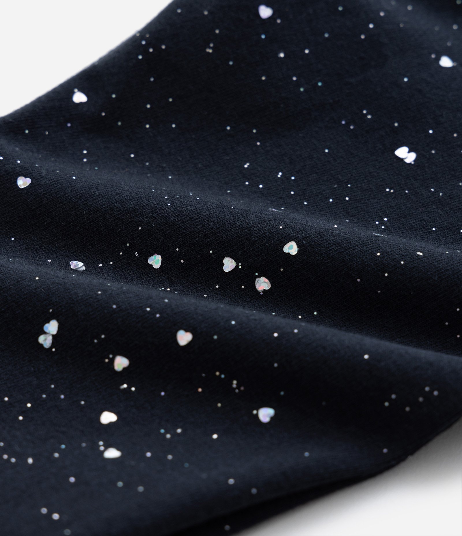 Calça Legging Infantil em Cotton com Brilhinhos - Tam 1 A 5 Anos Preto 4