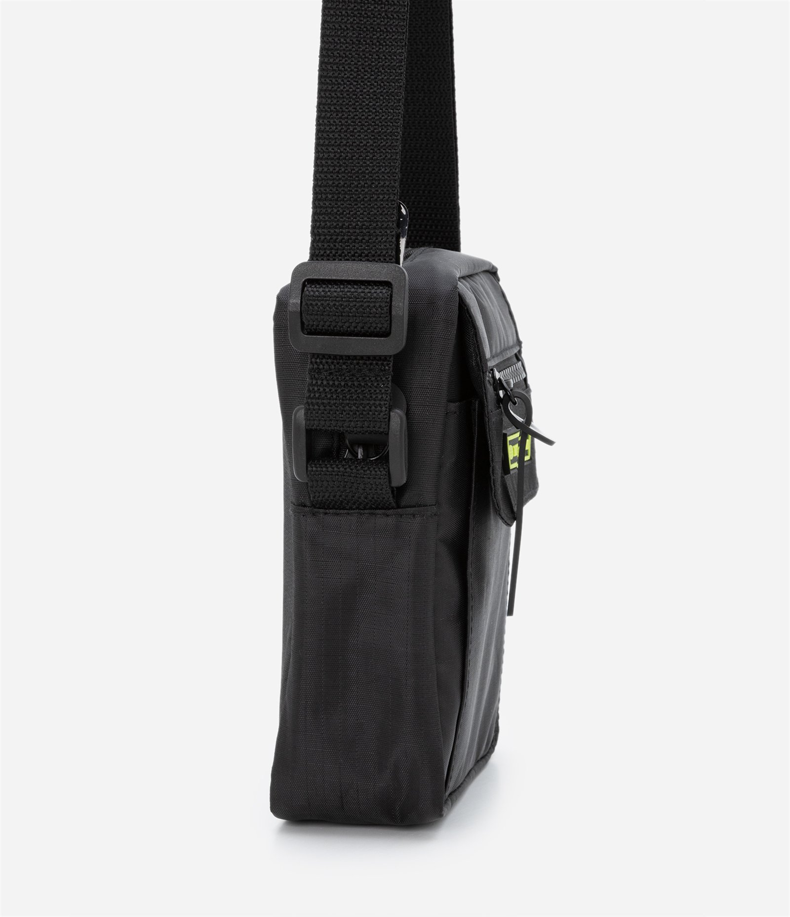 Bolsa Infantil Transversal com Zíper e Etiqueta Frontal - Tam U Preto 3