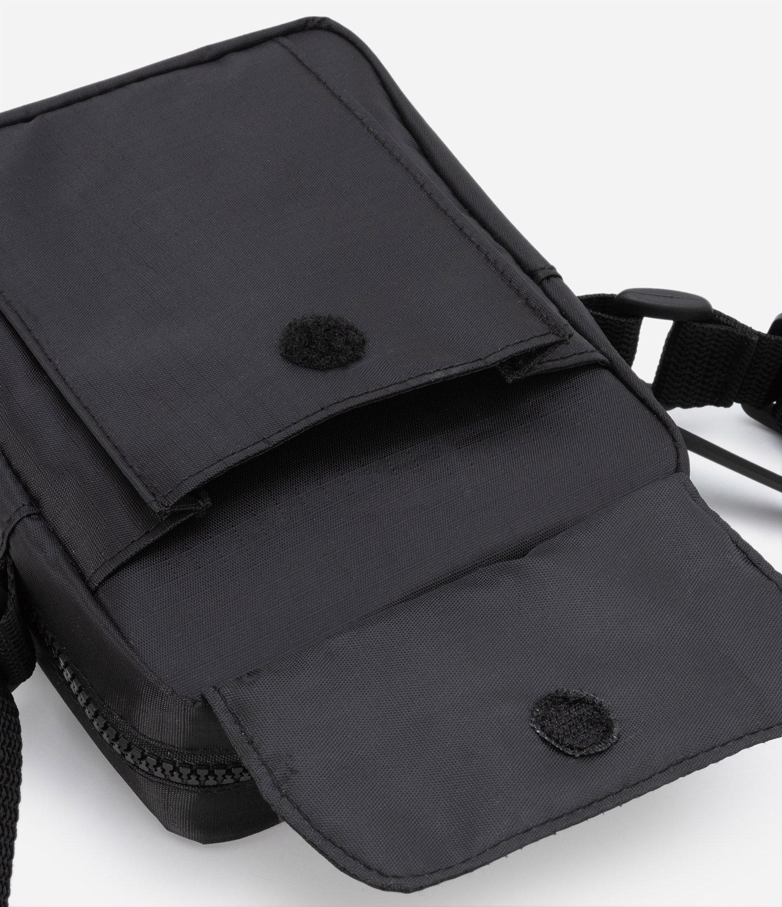 Bolsa Infantil Transversal com Zíper e Etiqueta Frontal - Tam U Preto 5