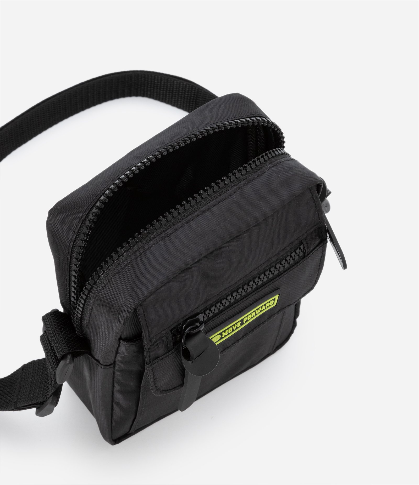 Bolsa Infantil Transversal com Zíper e Etiqueta Frontal - Tam U Preto 6