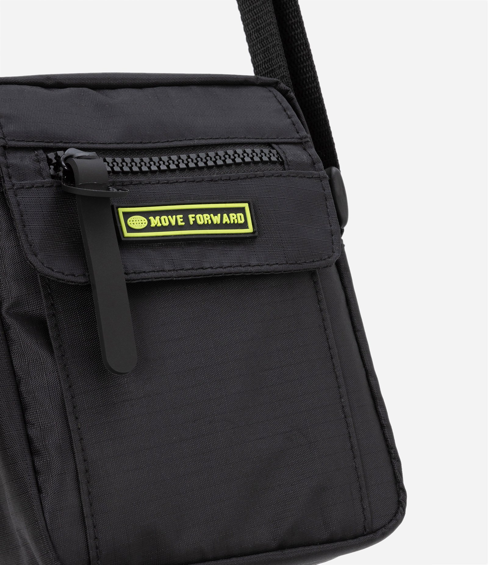 Bolsa Infantil Transversal com Zíper e Etiqueta Frontal - Tam U Preto 7