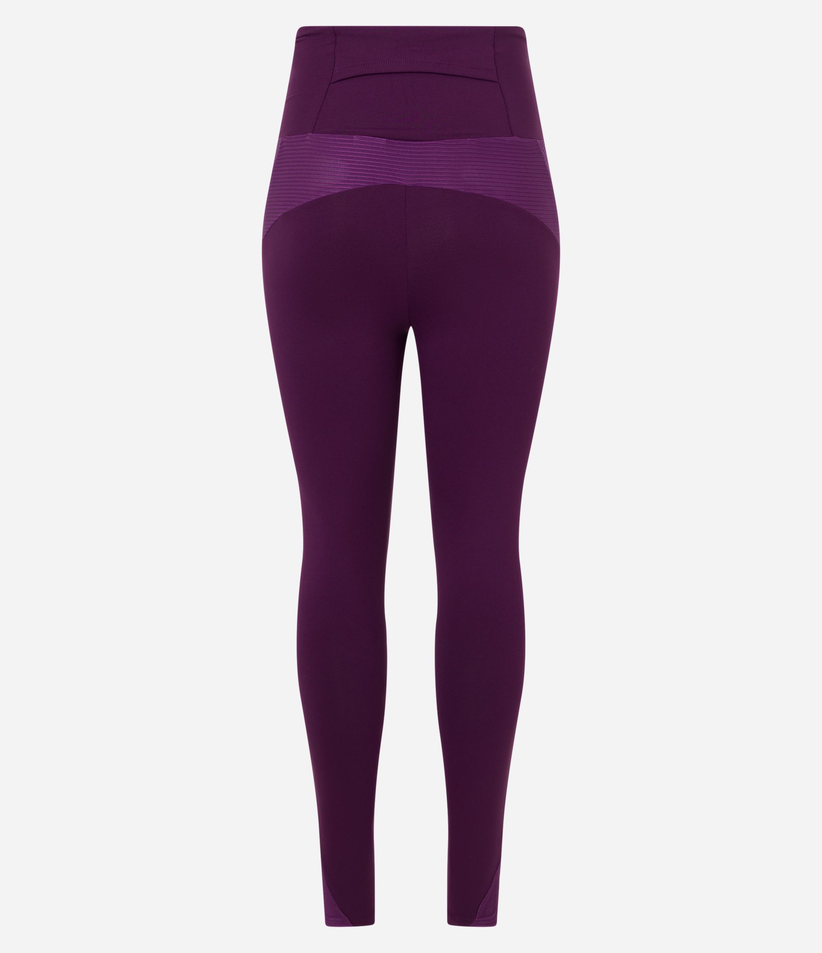 Calça Legging Esportiva em Poliamida com Detalhe Texturizado Roxo 7