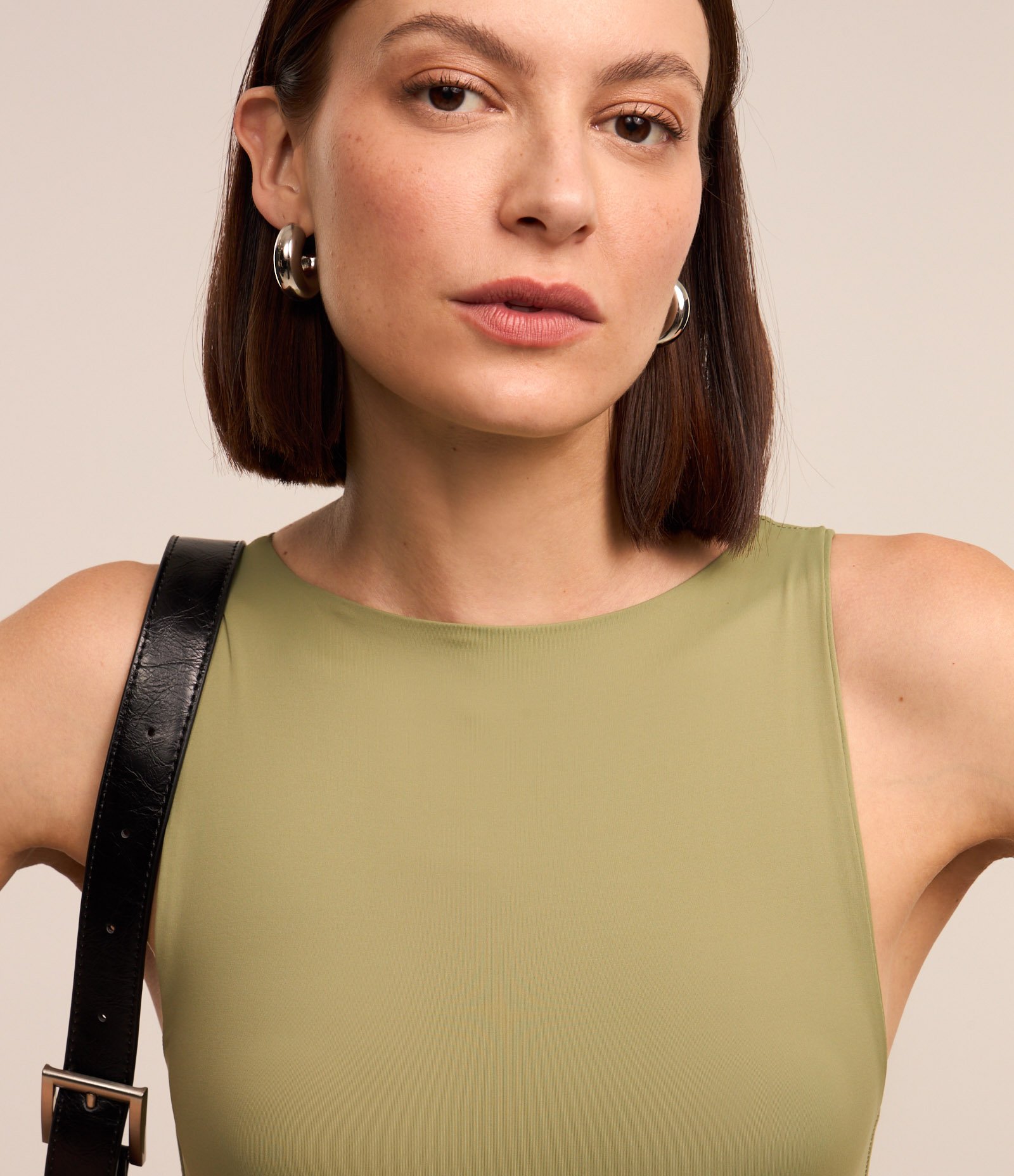 Body Básico em Poliamida com Gola Redonda 3