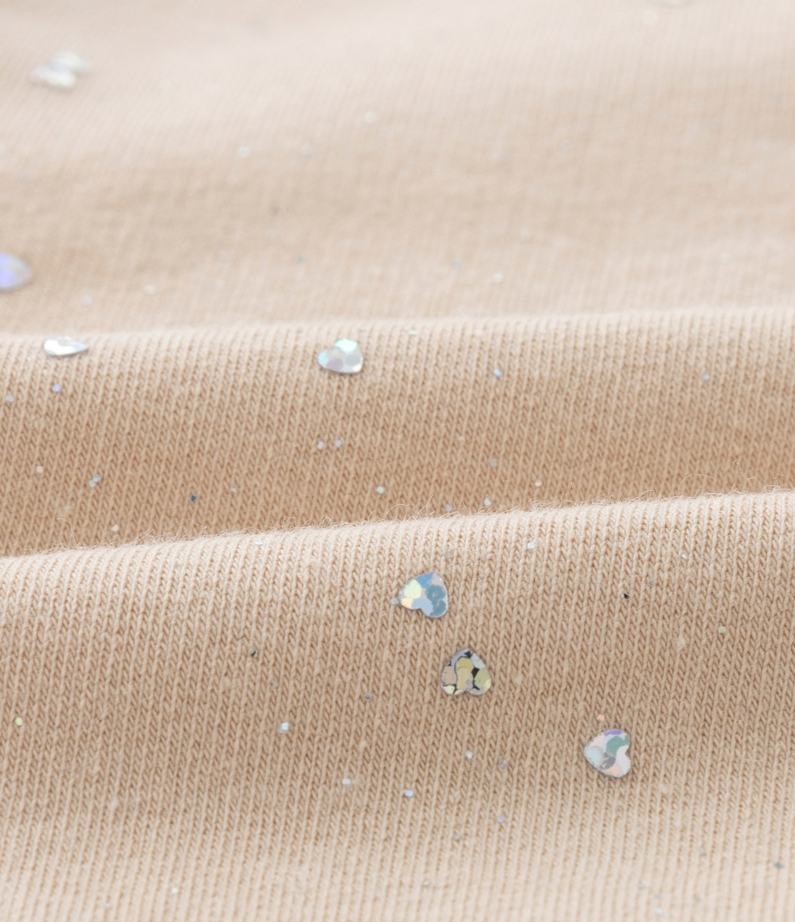 Calça Legging Infantil em Cotton com Brilhinhos - Tam 1 A 5 Anos Bege 3