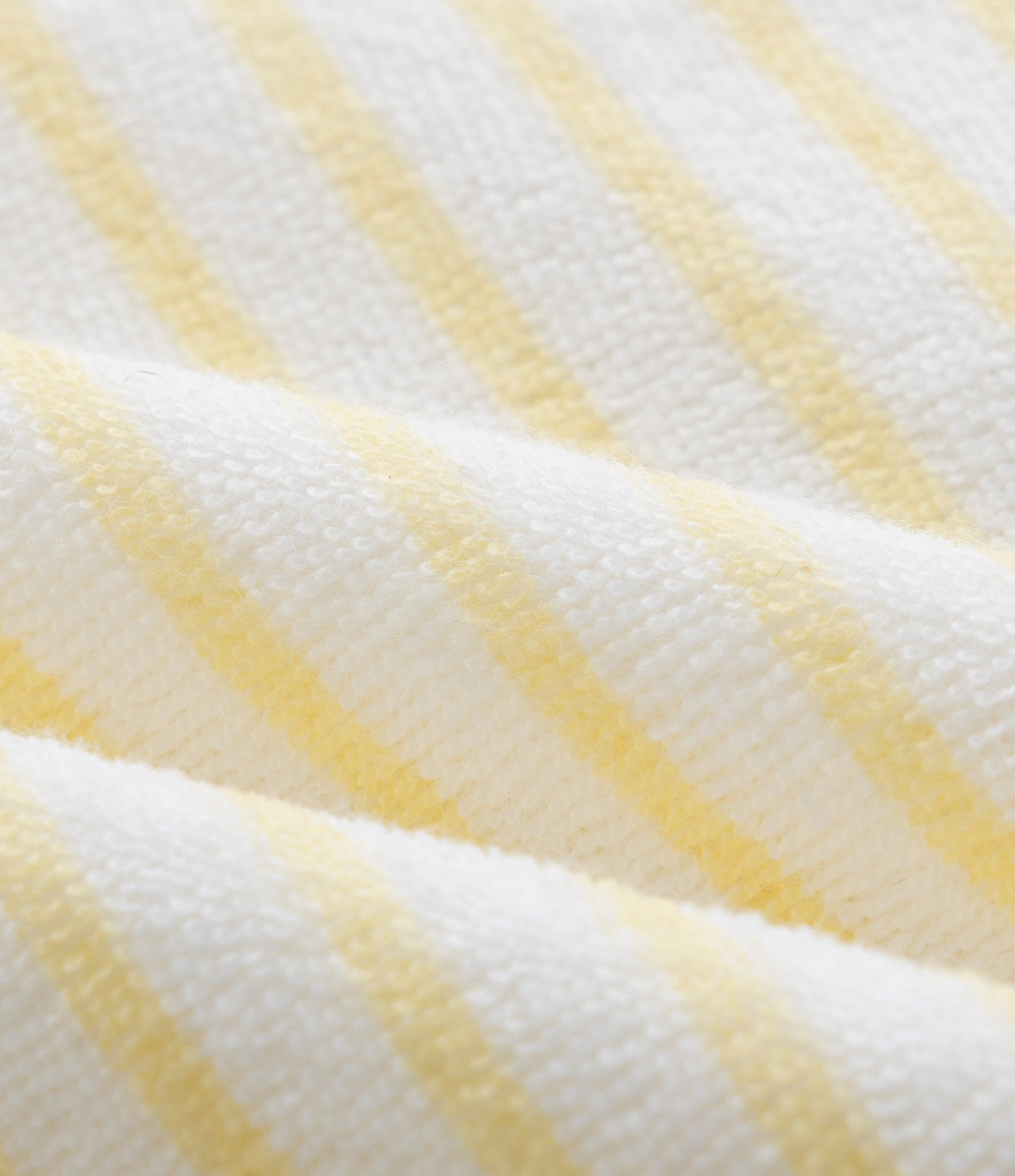 Macacão Infantil com Abertura Frontal Listrado com Estampa Caranguejos - Tam 0 a 18 Meses Amarelo/Branco 3