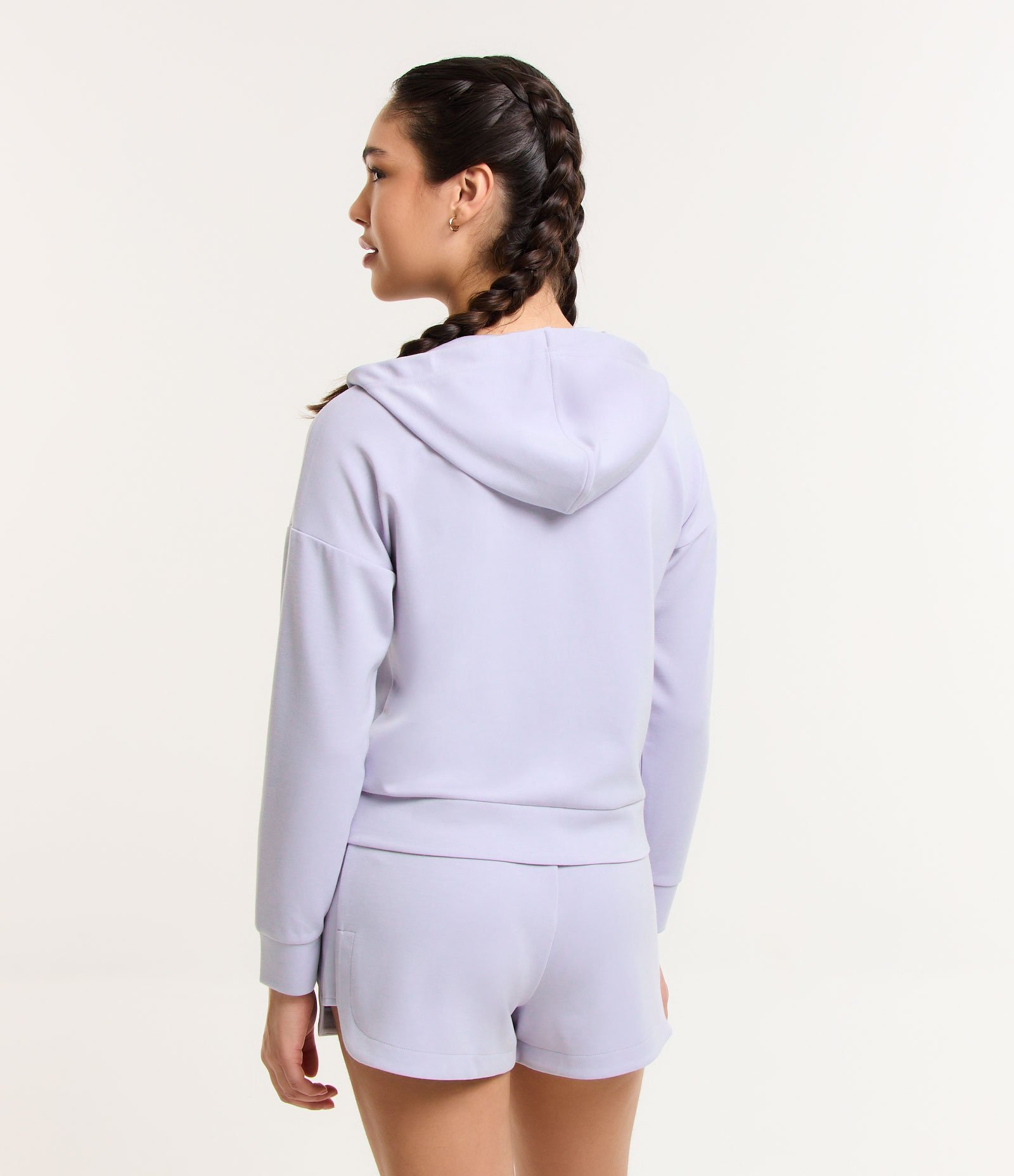 Jaqueta Esportiva com Capuz e Cordão com Lettering Azul 3