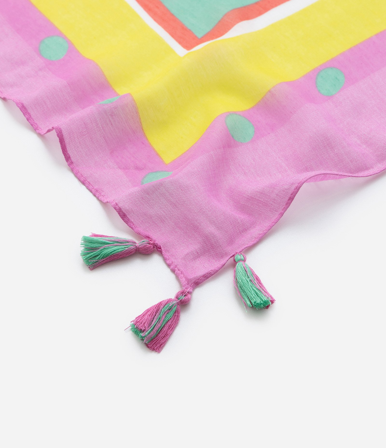 Canga de Praia em Chiffon com Estampa de Sol e Praia Roxo 2