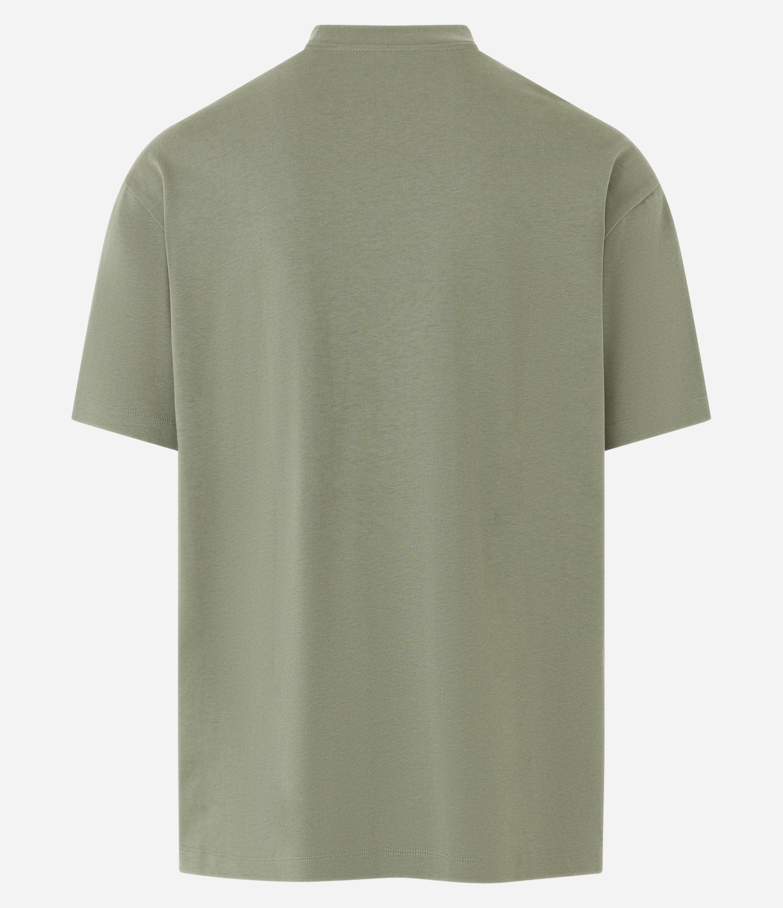 Camiseta Relaxed em Algodão com Efeito Pesado Verde 6