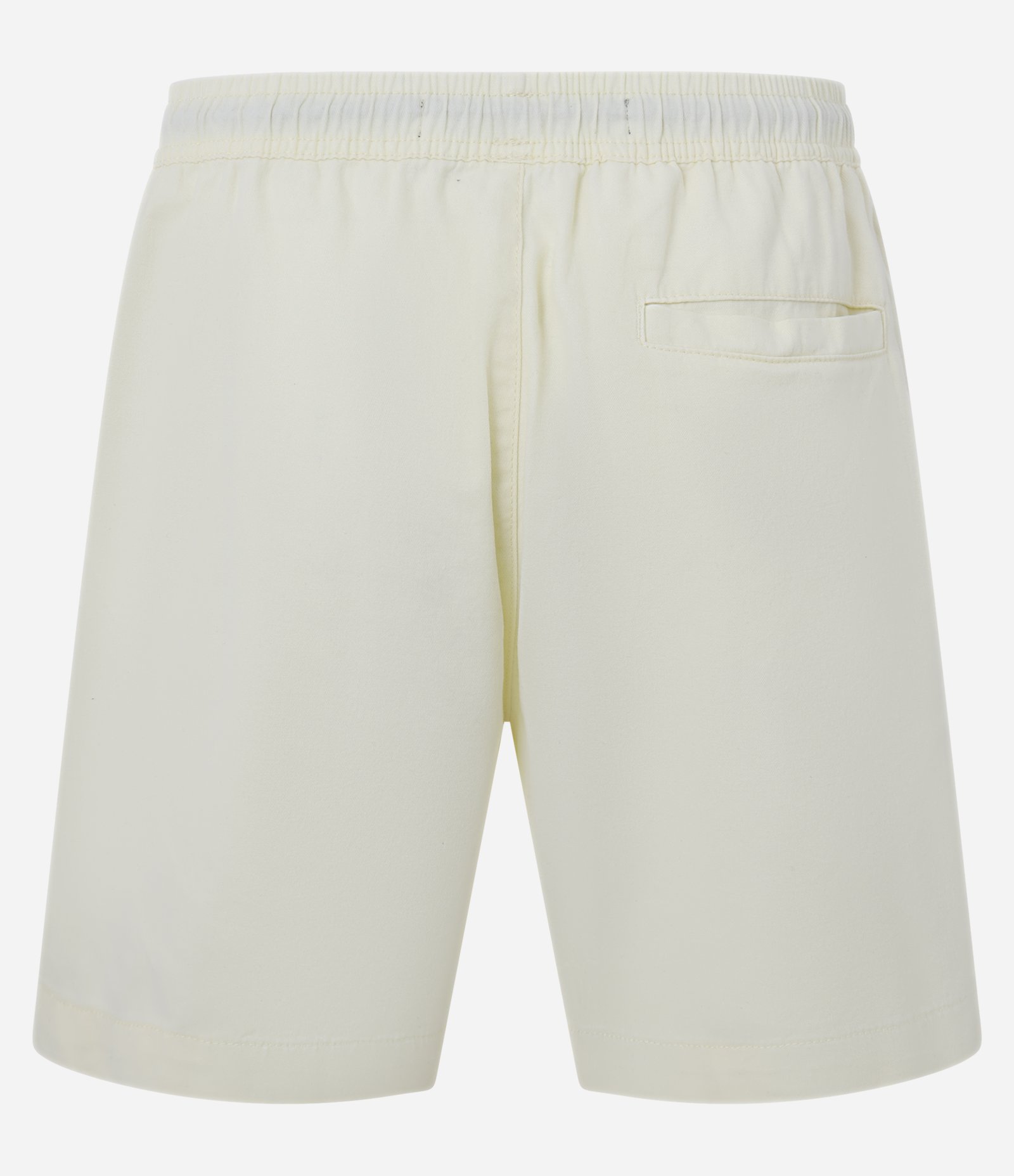 Bermuda Regular em Sarja com Elástico no Cós e Cordão 7