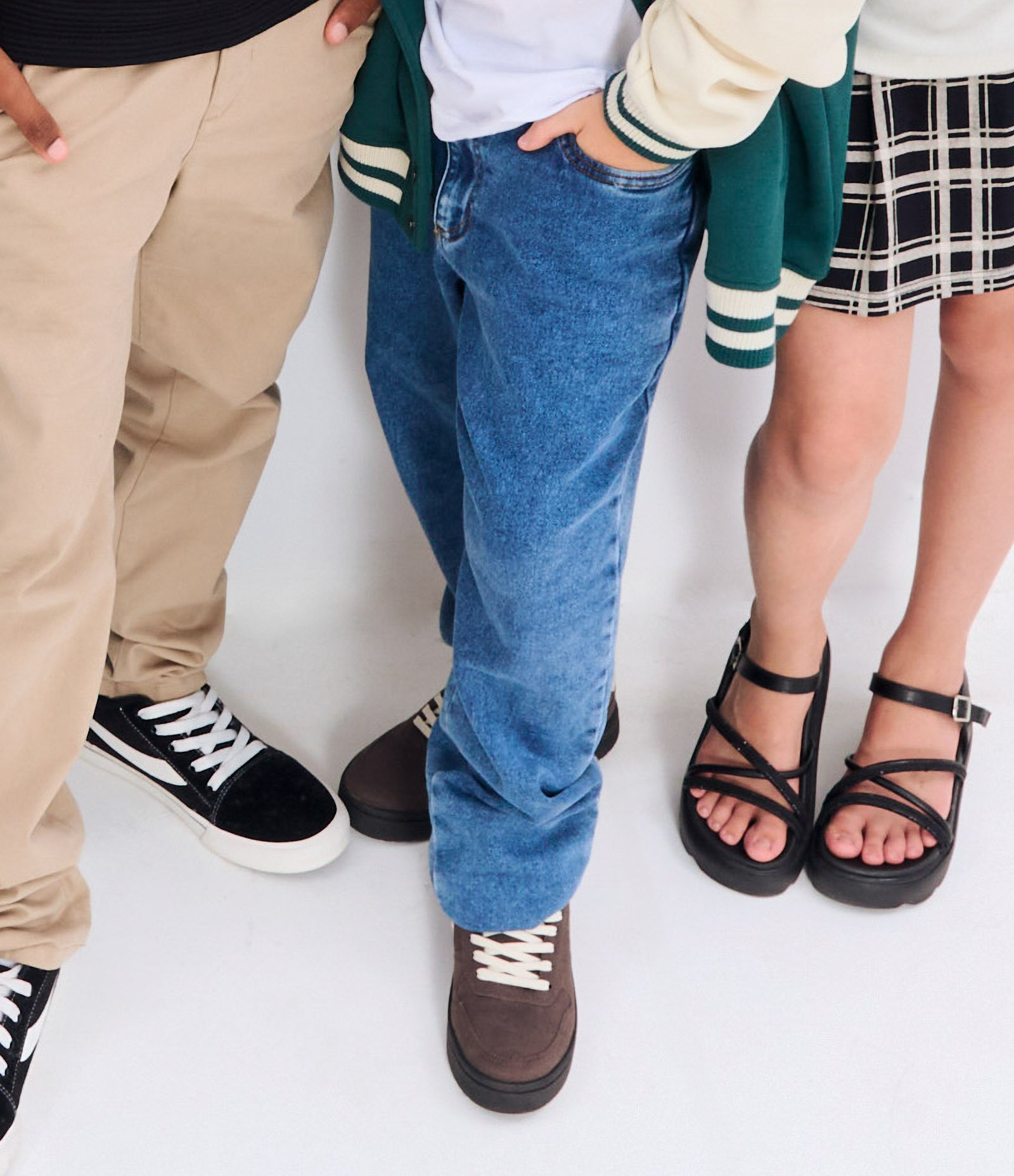 Calça Comfort Infantil em Jeans Marmorizado - Tam 5 a 14 anos Azul 1