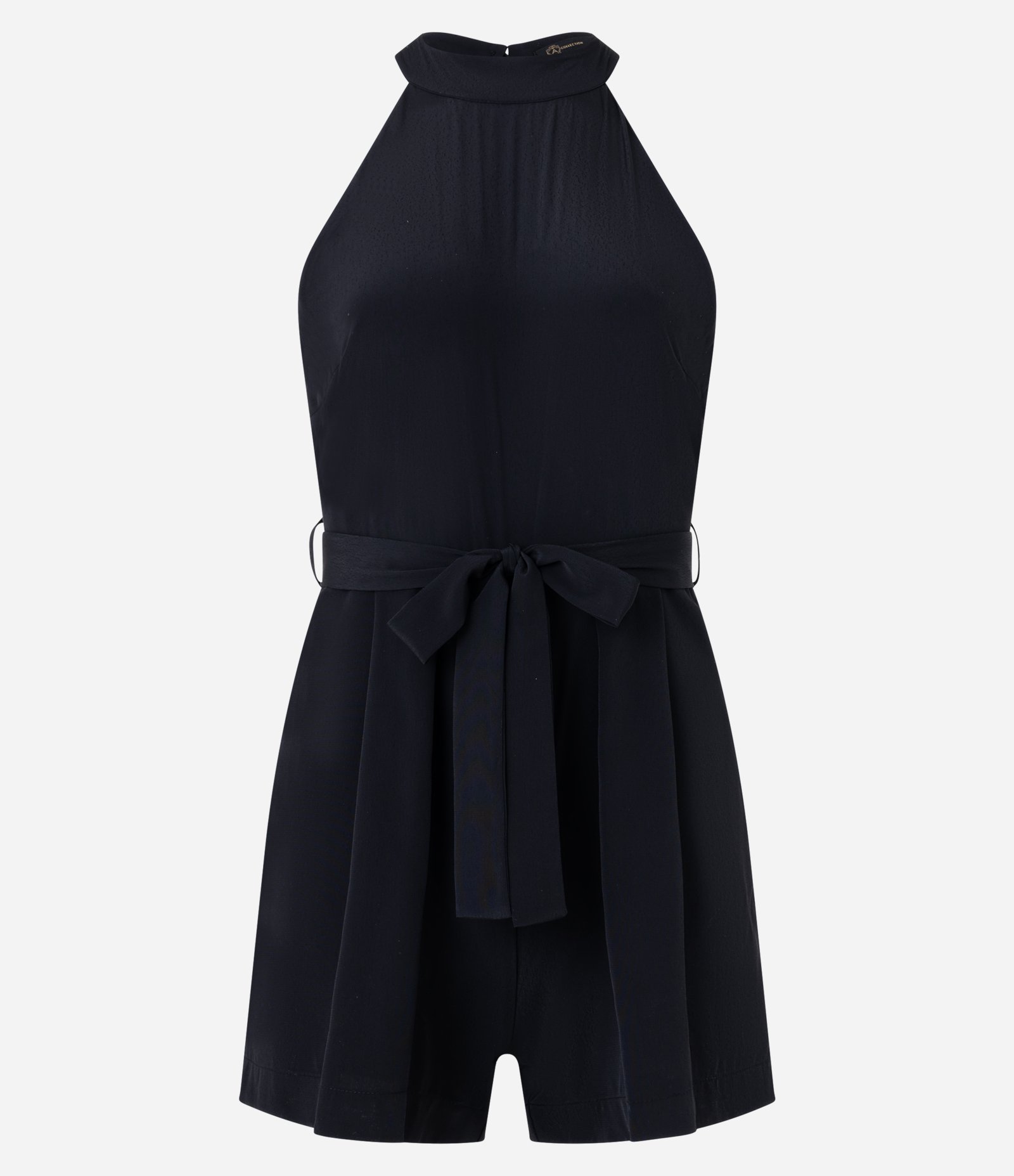 Macaquinho em Crepe com Amarração na Cintura Preto 4