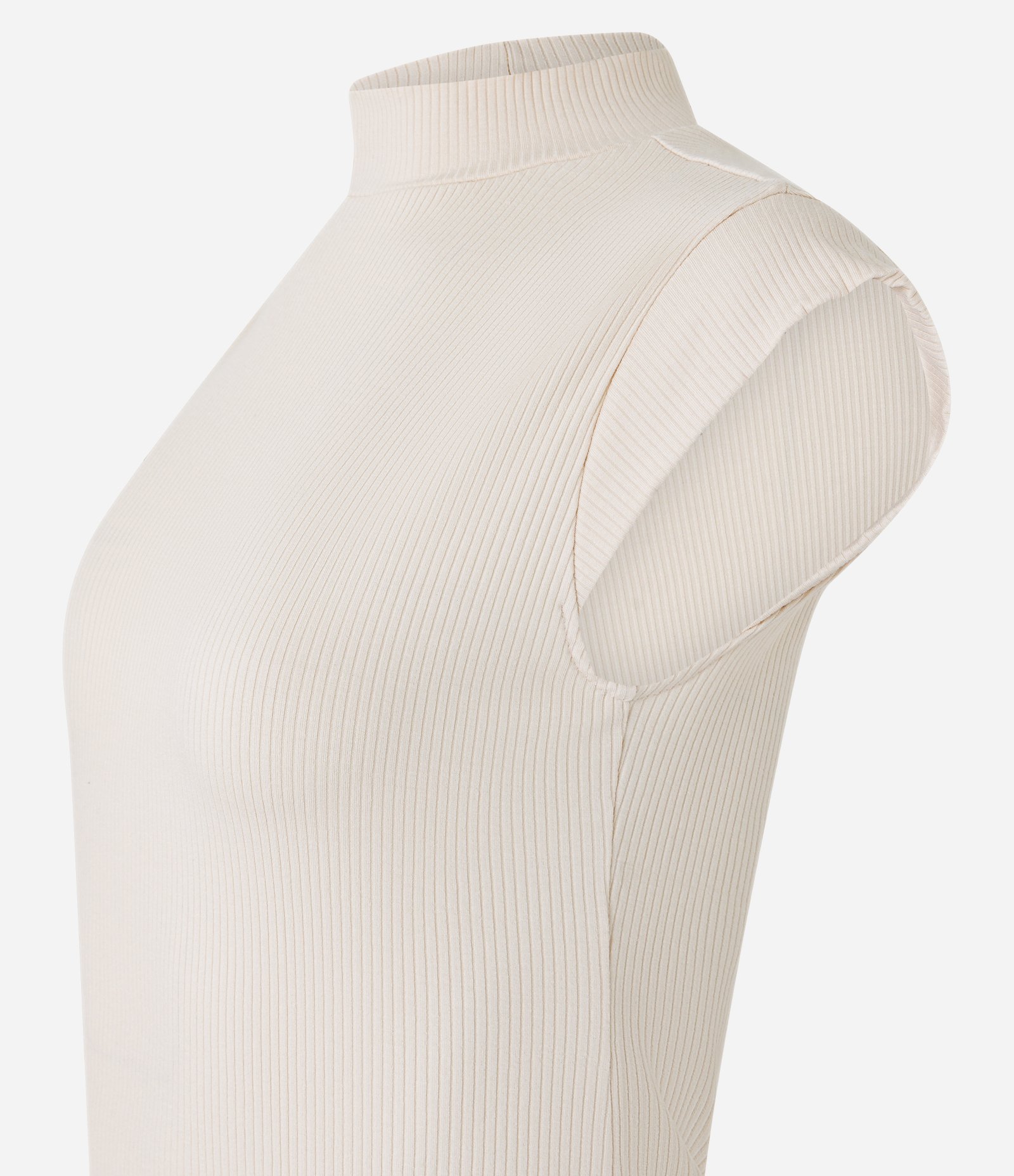 Blusa Ajustada em Ribana com Golinha e Texturas 6