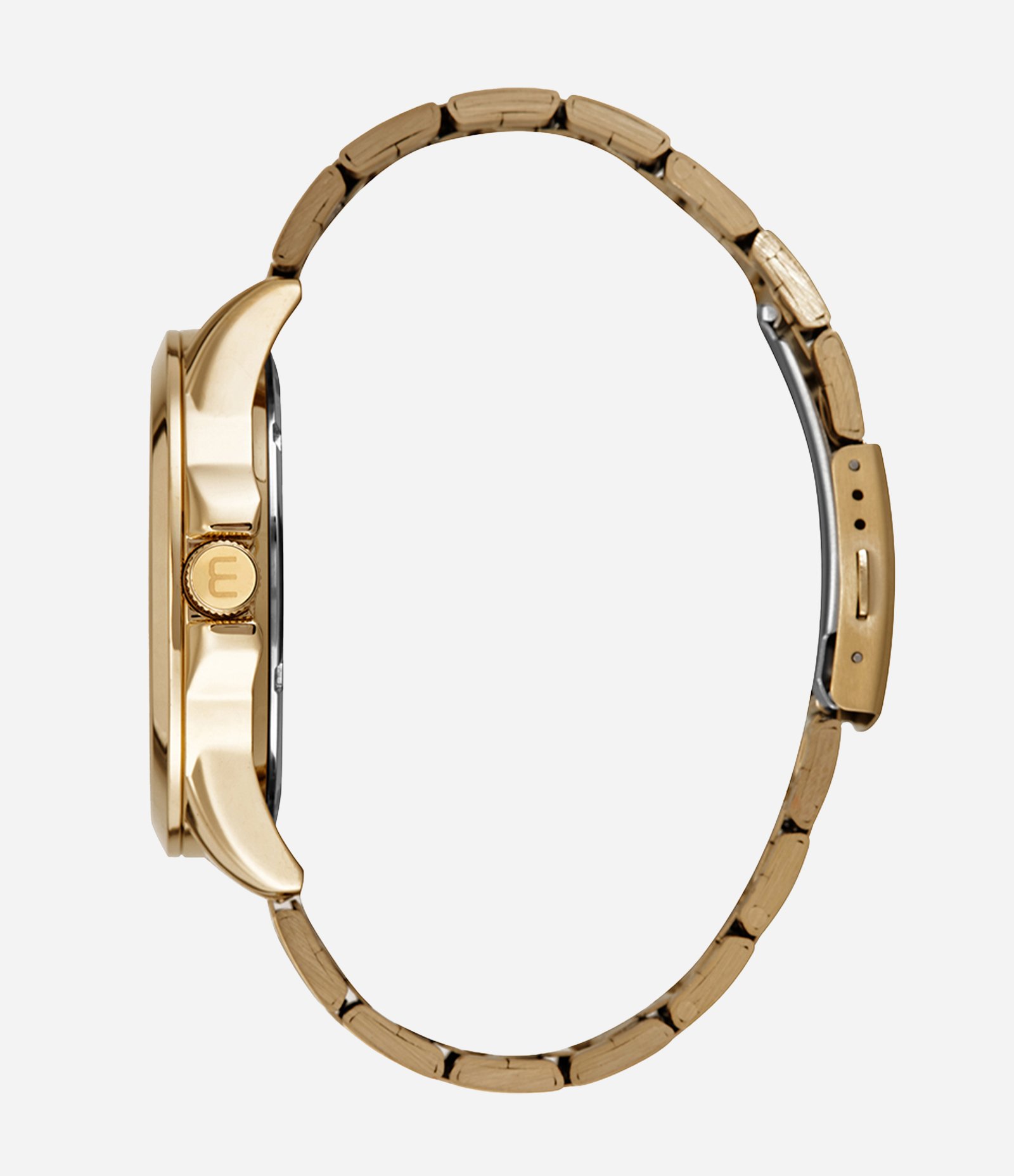 Kit Relógio Mondaine Masculino Analógico Dourado 3