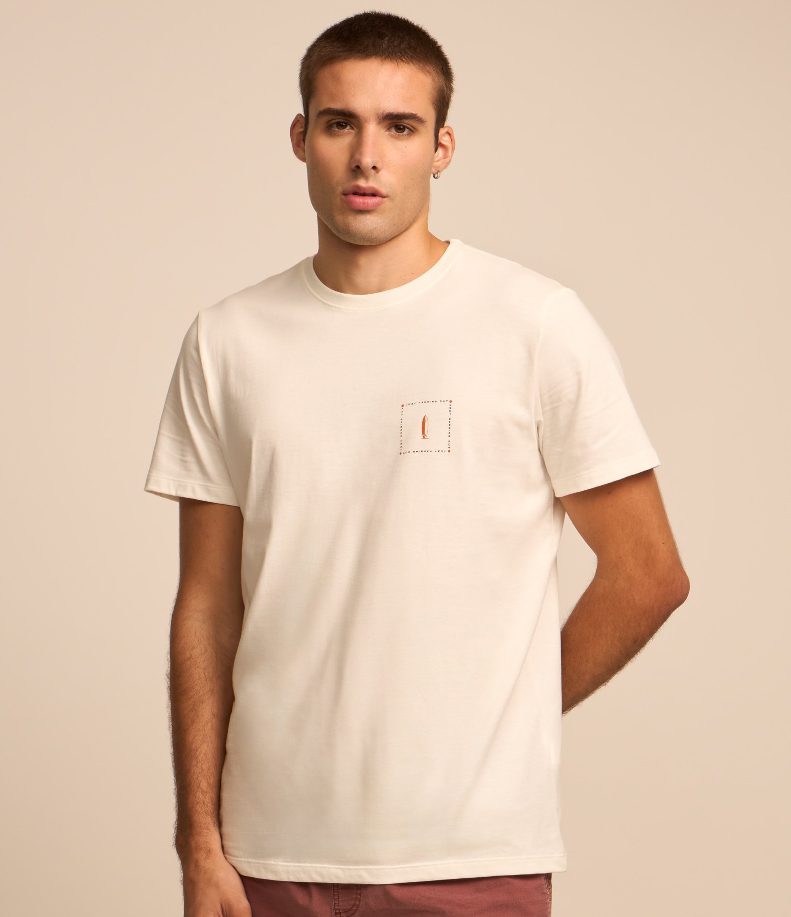 Camiseta Comfort em Algodão com Estampa Photoprint Branco 3