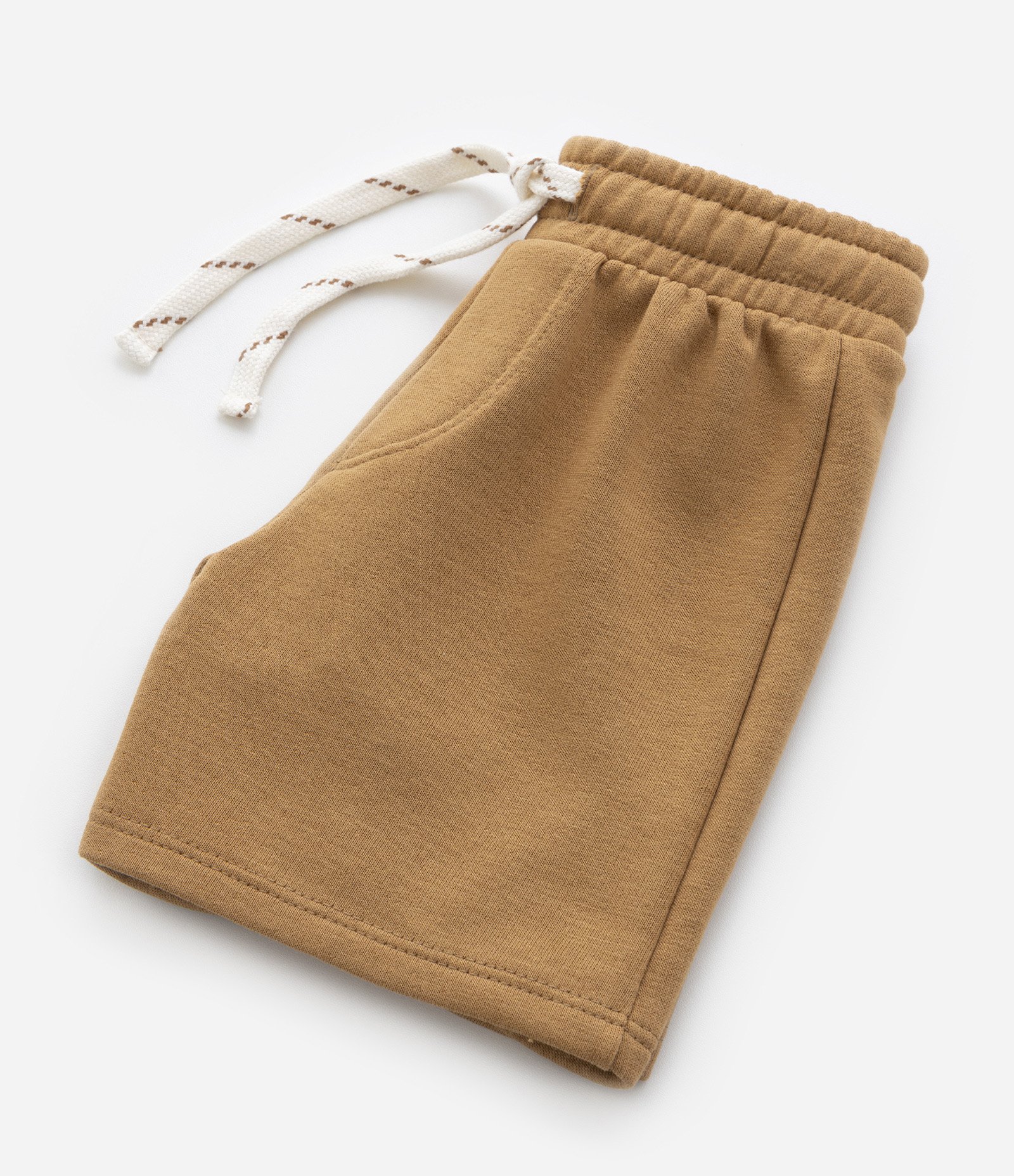 Conjunto Infantil Curto com Listras e Bolsinho - Tam 1 a 5 anos Marinho/Marrom 7