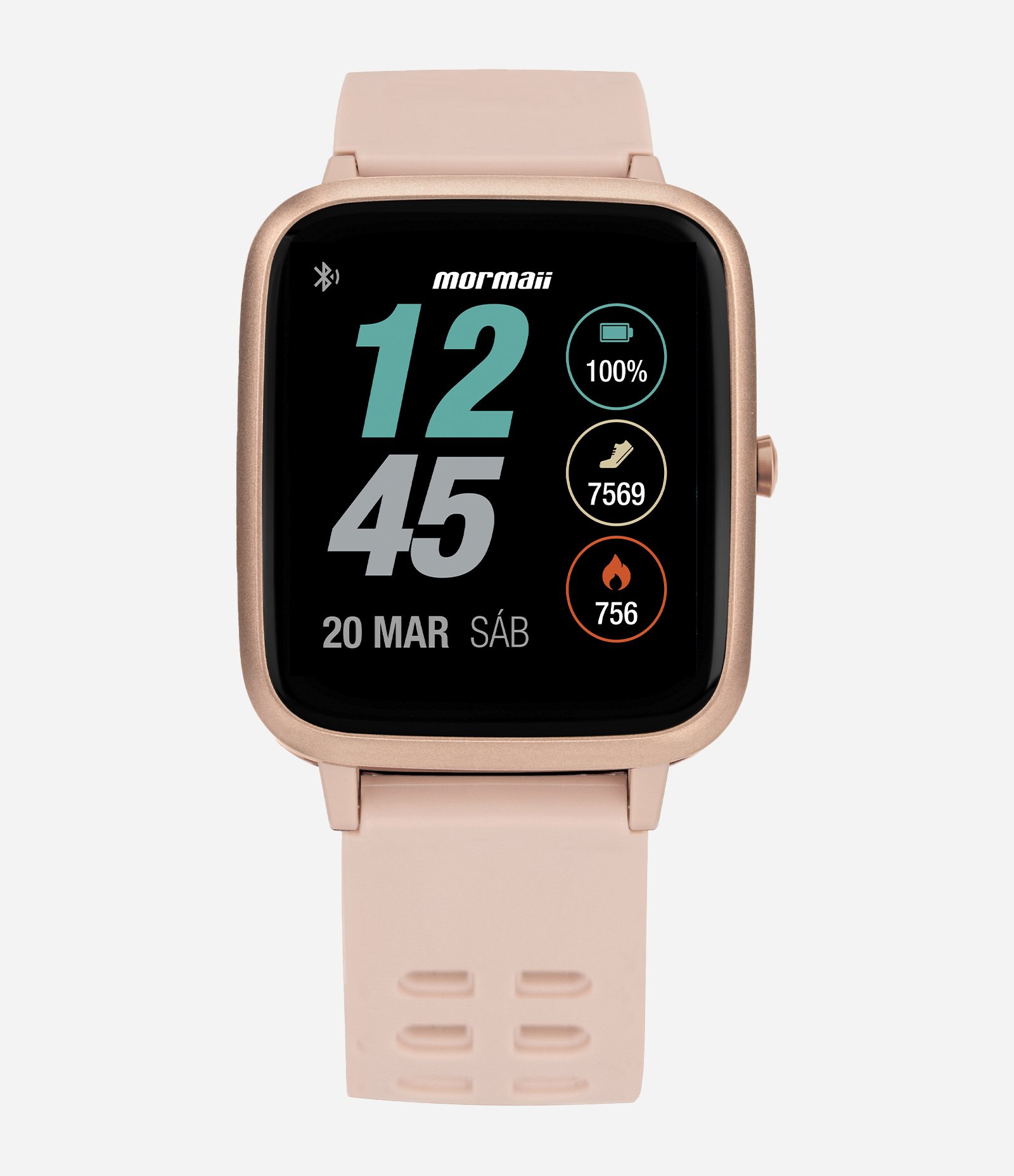 Relógio Mormaii Unissex Smartwatch Molife Rosa 1